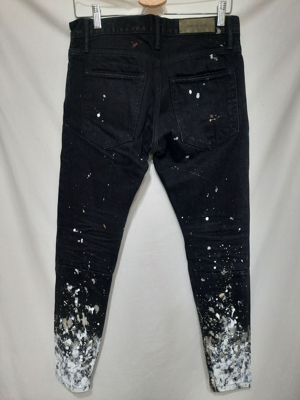 Fear of God 5th Collection Paint Splatter Jeans | Grailed
