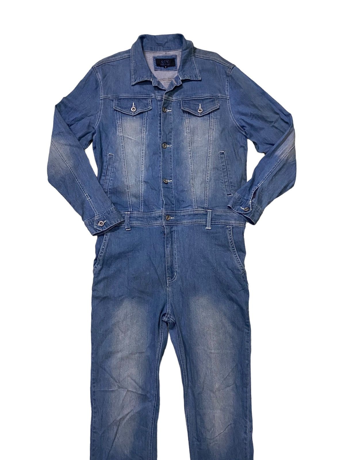 Comme des Garcons 💥FinalDrop💥 GGD Grand Global Design Overalls Denim Pant Size US 36 / EU 52 - 4 Thumbnail