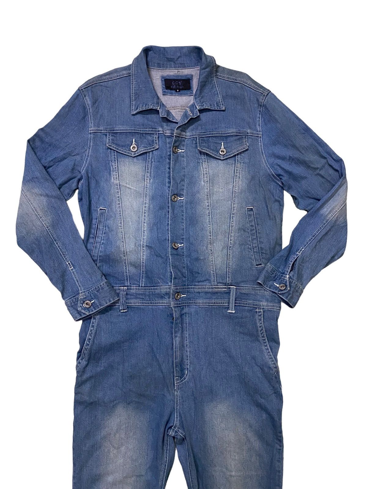 Comme des Garcons 💥FinalDrop💥 GGD Grand Global Design Overalls Denim Pant Size US 36 / EU 52 - 7 Thumbnail