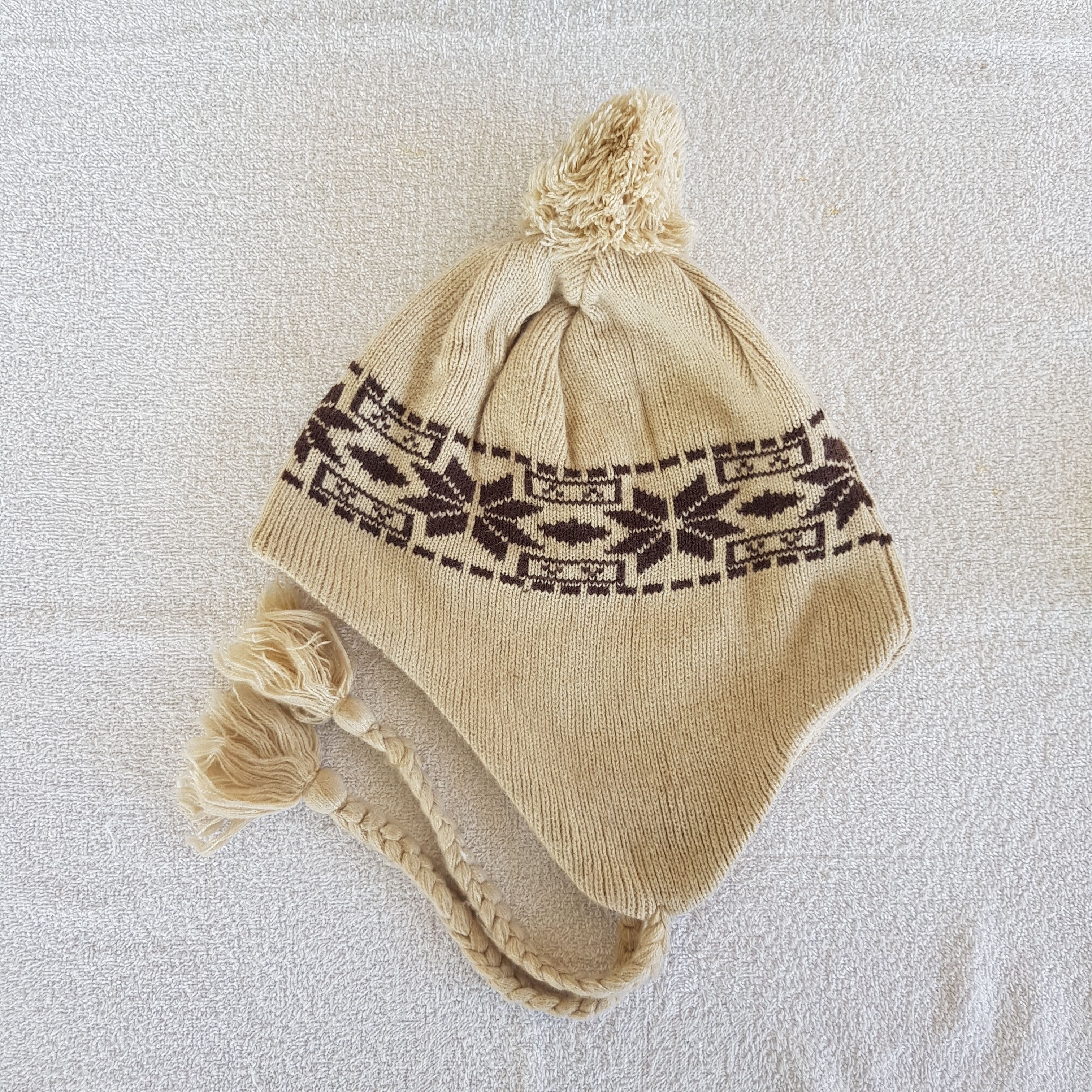 Japanese Brand × Vintage Unknown Japanese Beanie Snow Cap Earflap Hats - AC10379. Size ONE SIZE - 4 Thumbnail