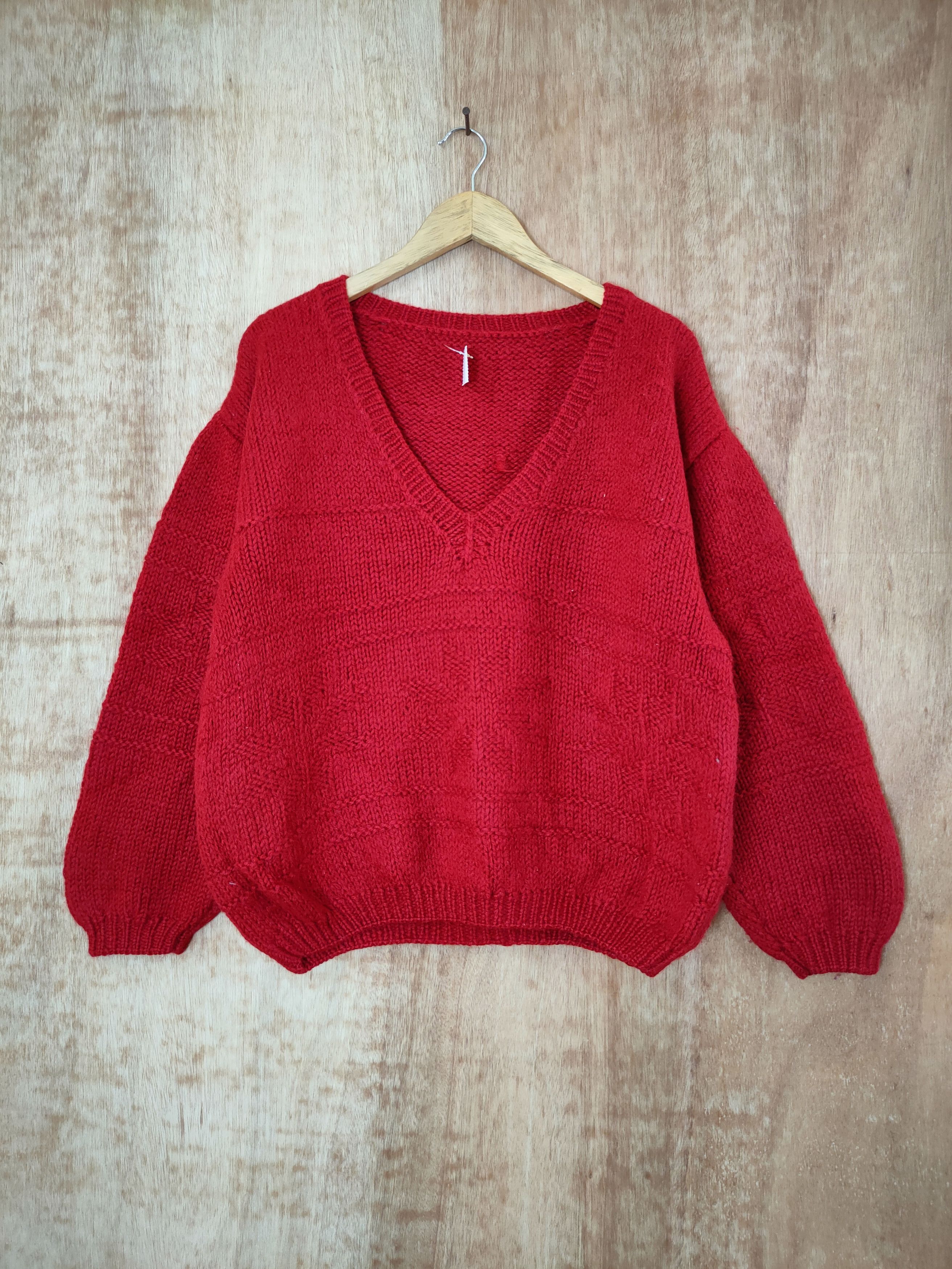 Aran Isles Knitwear DL 90s Japan Handmade knitwear mohair winter #46-434 Size US M / EU 48-50 / 2 - 1 Thumbnail