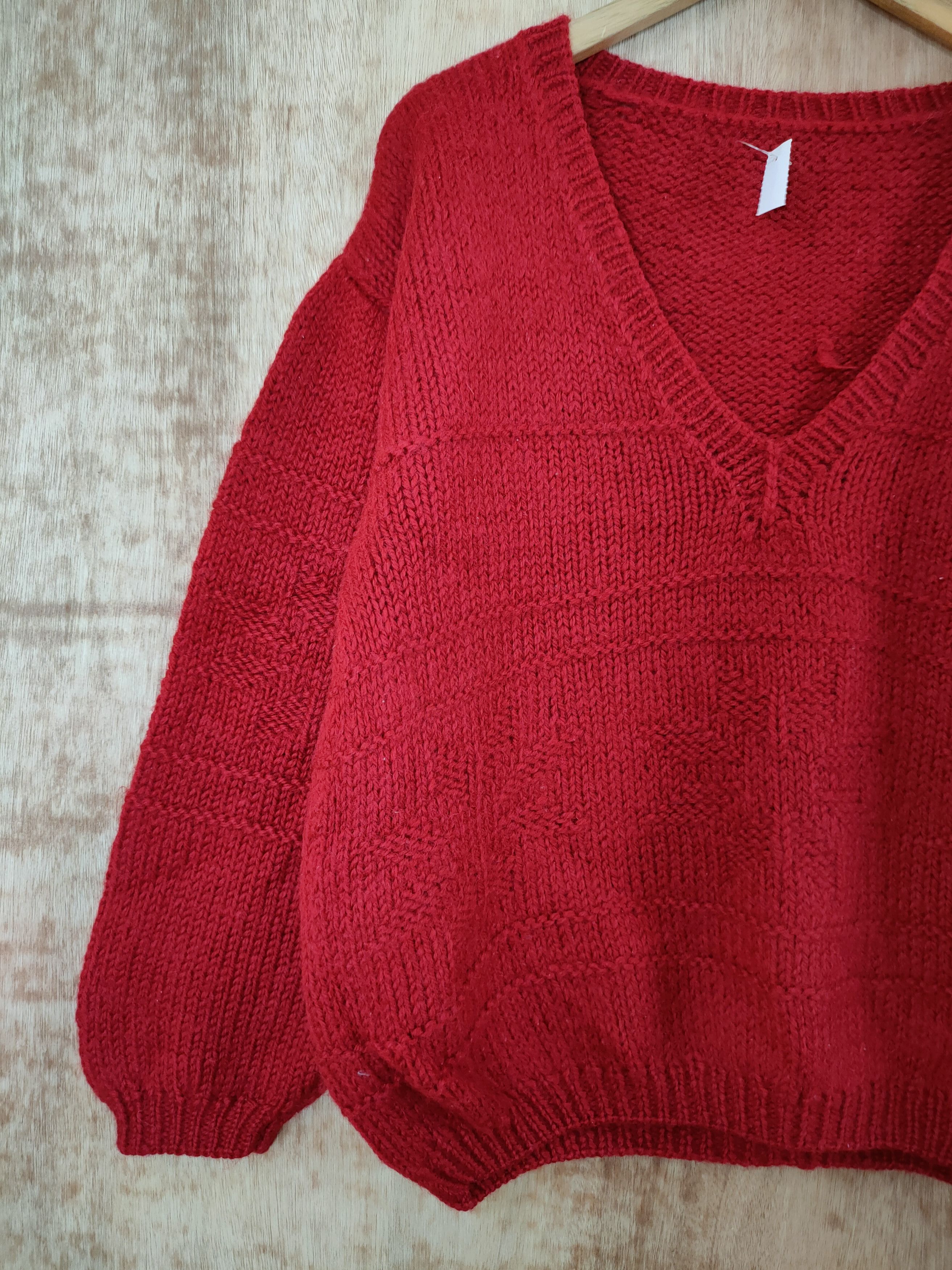 Aran Isles Knitwear DL 90s Japan Handmade knitwear mohair winter #46-434 Size US M / EU 48-50 / 2 - 2 Thumbnail
