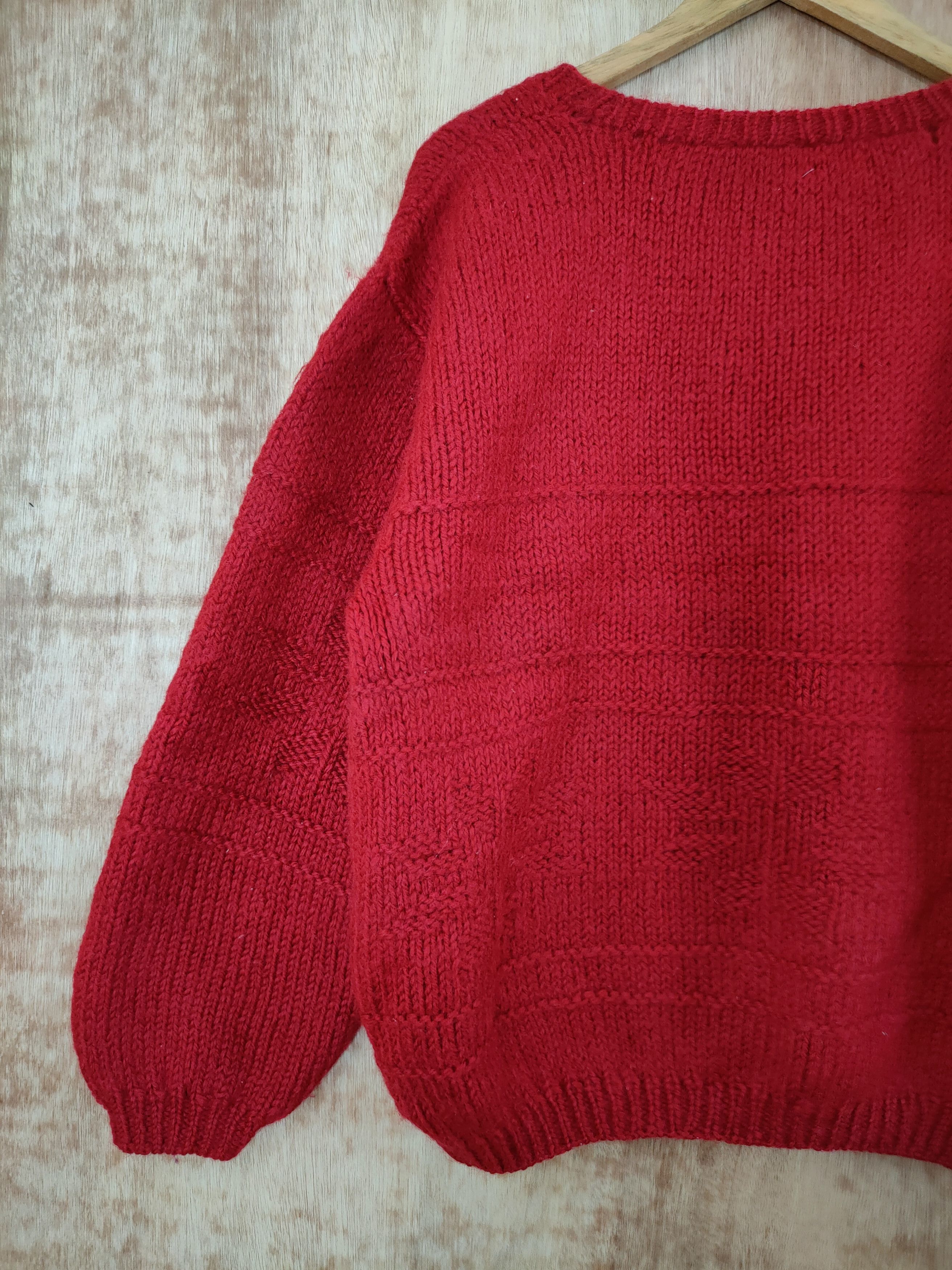 Aran Isles Knitwear DL 90s Japan Handmade knitwear mohair winter #46-434 Size US M / EU 48-50 / 2 - 9 Thumbnail