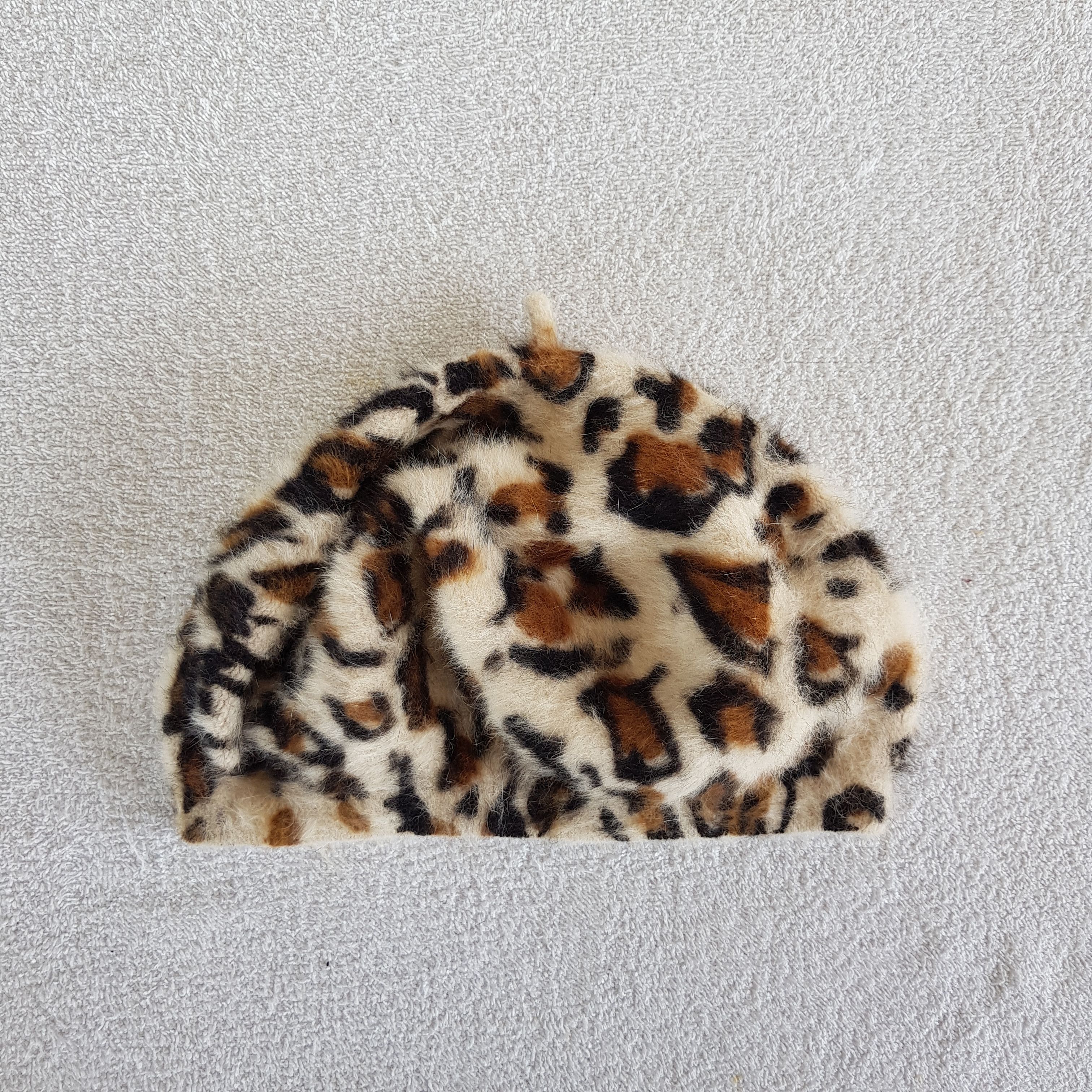 Japanese Brand × Vintage Vintage Leopard Beanie Japanese Snow Cap Cheetah Hats Size ONE SIZE - 8 Thumbnail