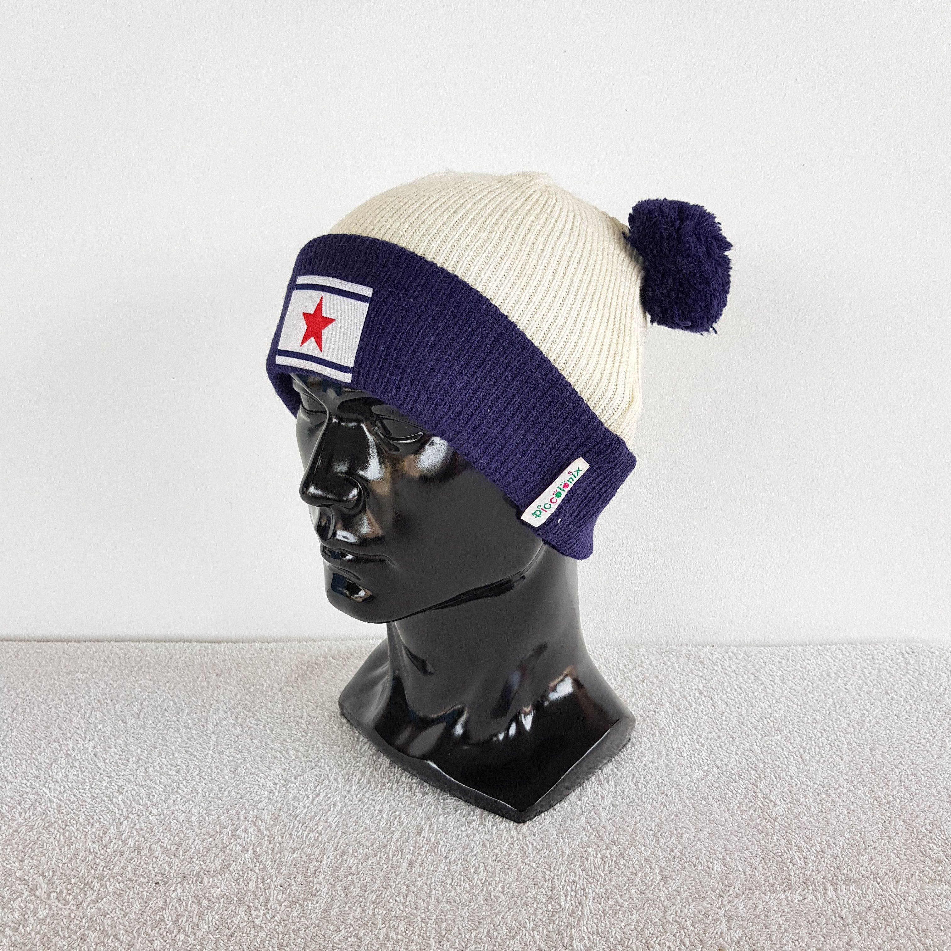 Vintage Vietnamese Beanie Moscot Snow Cap Pom Pom Jose Wong Hats Size ONE SIZE - 2 Thumbnail