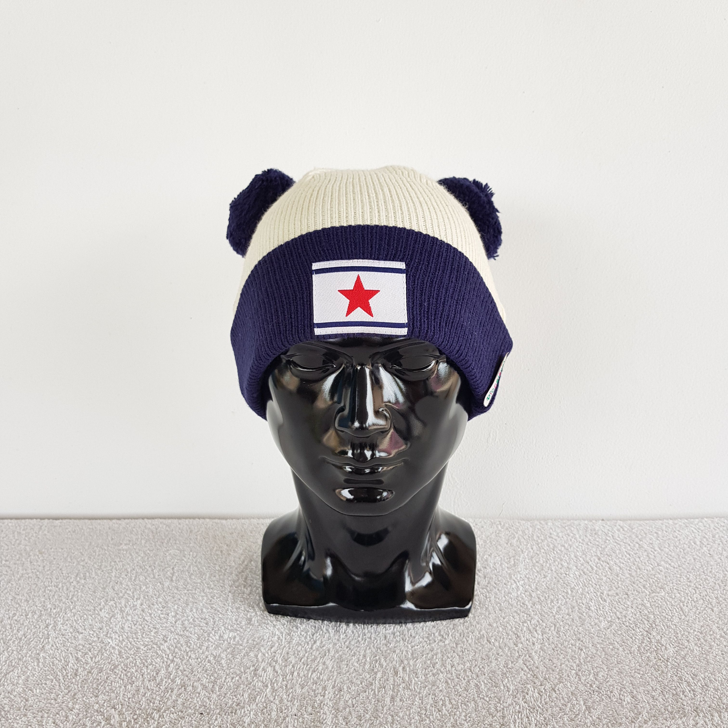 Vintage Vietnamese Beanie Moscot Snow Cap Pom Pom Jose Wong Hats Size ONE SIZE - 1 Thumbnail