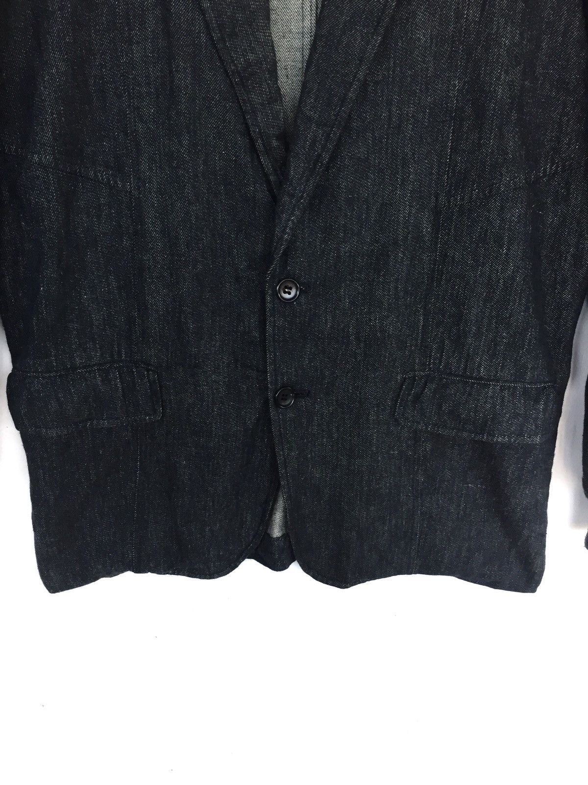 Comme des Garcons Homme 90s Comme des Garçons Homme Denim Linen Blend Jacket Size US M / EU 48-50 / 2 - 3 Thumbnail