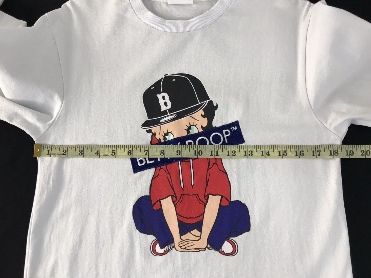 Anime Betty Boop Big Logo Ambroidery Long Sleeve Tee Size US S / EU 44-46 / 1 - 9 Thumbnail