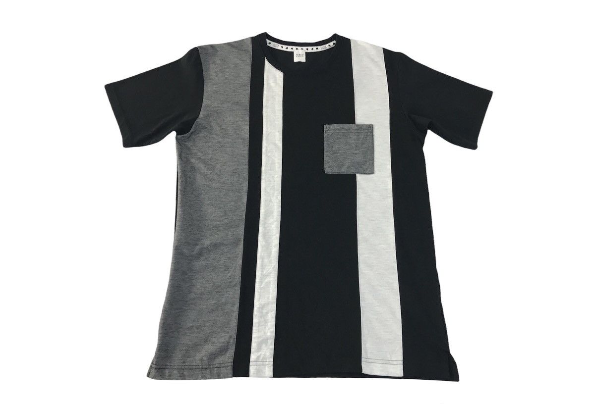Takeo Kikuchi Takeo Kikuchi Singgle Pocket Striped Design Tee Size US M / EU 48-50 / 2 - 1 Thumbnail