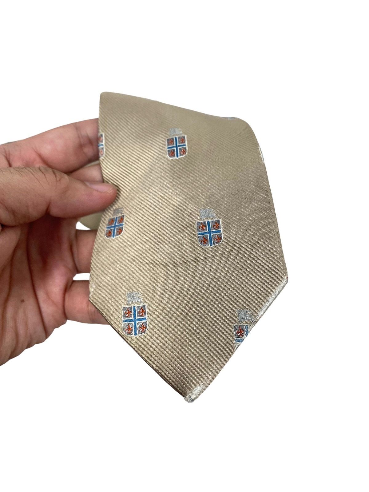 Burberry Rare‼️ Vtg Burberry Multilogo Silk Neck Tie Made in Japan Size ONE SIZE - 5 Thumbnail