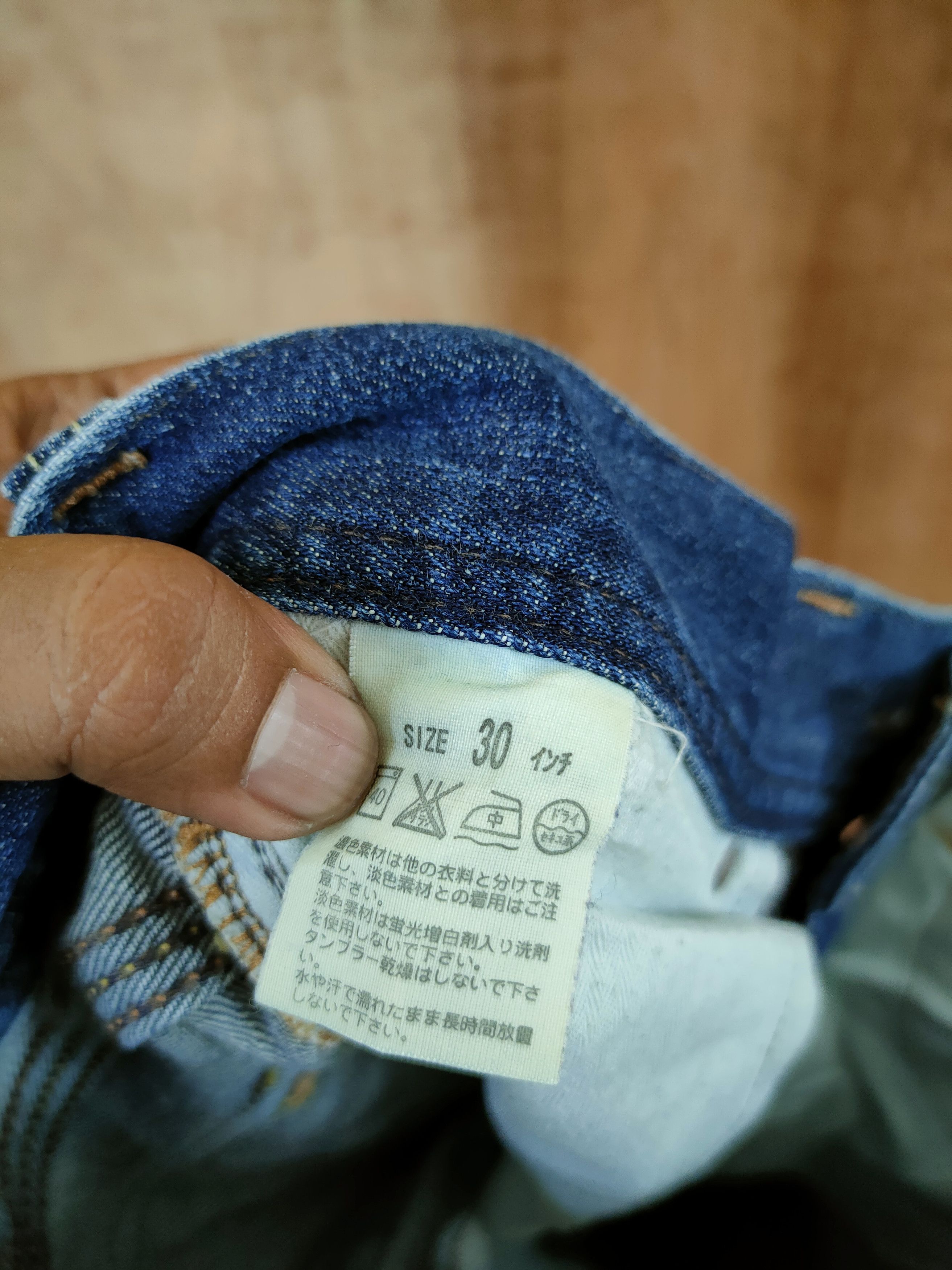 Levi's DL levis buckle back distressed denim jeans pants #46-817 Size 30" / US 8 / IT 44 - 11 Thumbnail