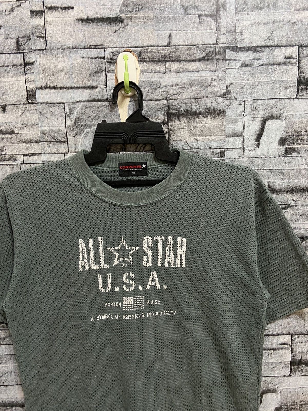 Converse Vintage Converse t shirt black tag spell out All Star Size US M / EU 48-50 / 2 - 3 Thumbnail