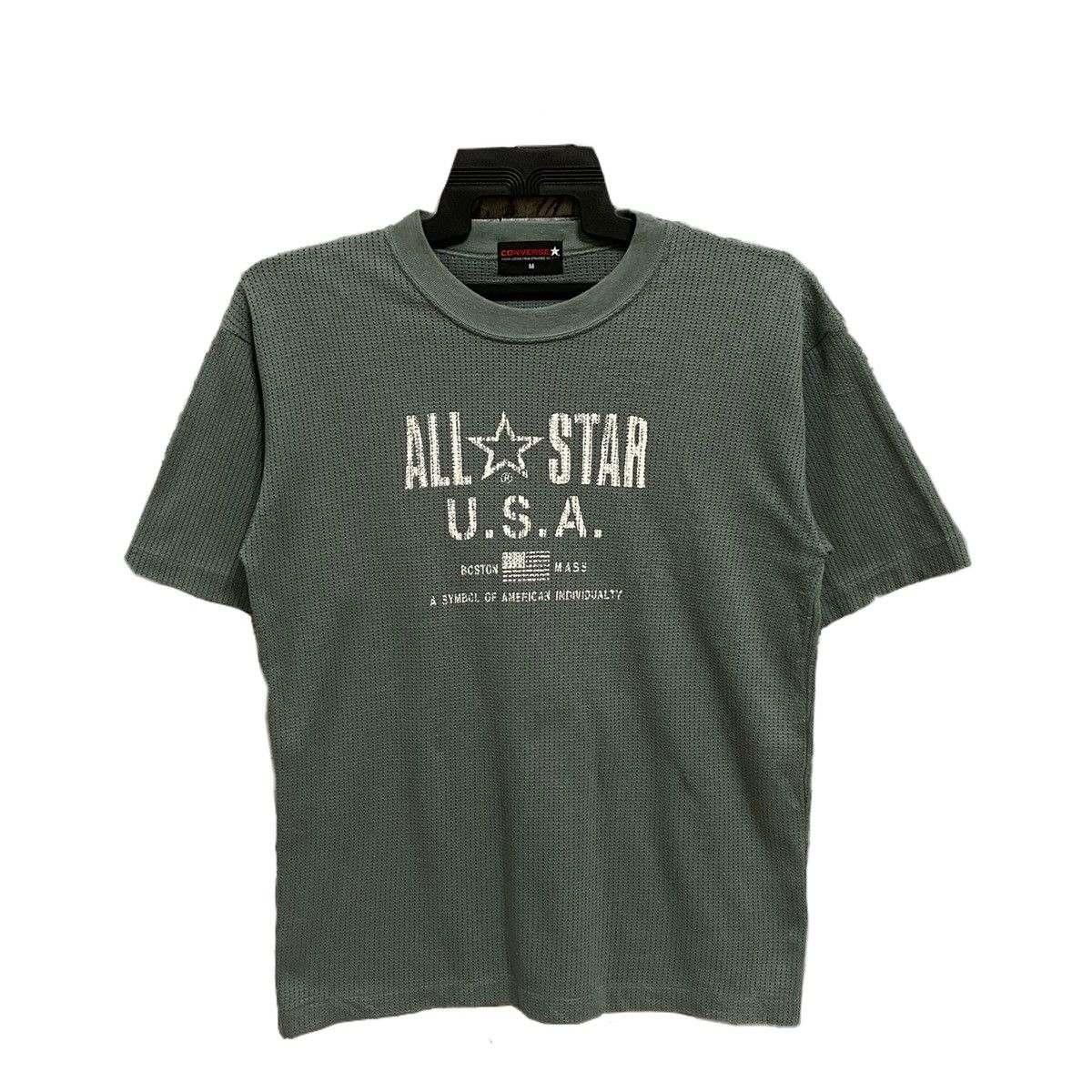 Converse Vintage Converse t shirt black tag spell out All Star Size US M / EU 48-50 / 2 - 1 Thumbnail