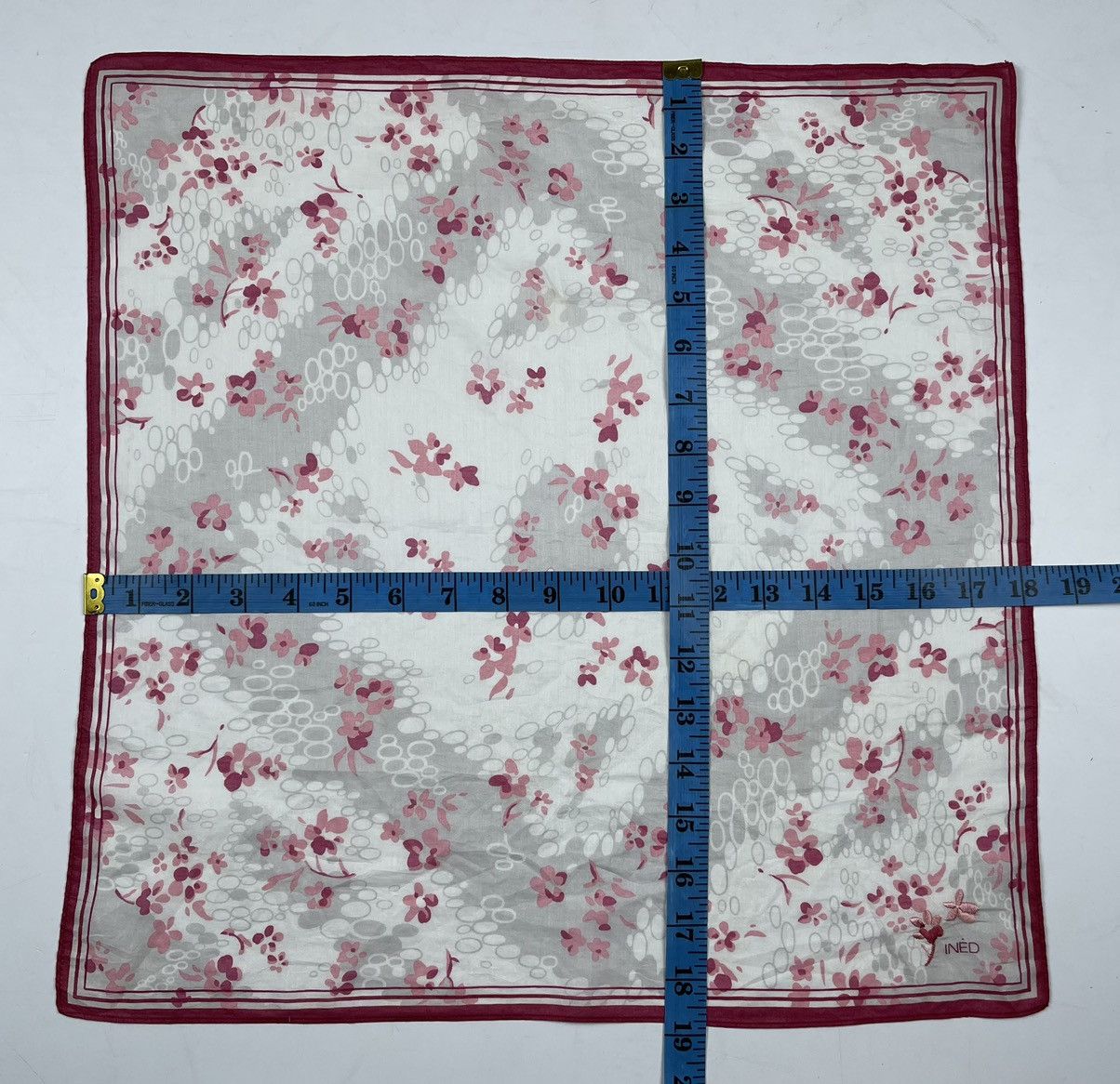 Japanese Brand ined bandana handkerchief neckerchief HC0338 Size ONE SIZE - 3 Thumbnail