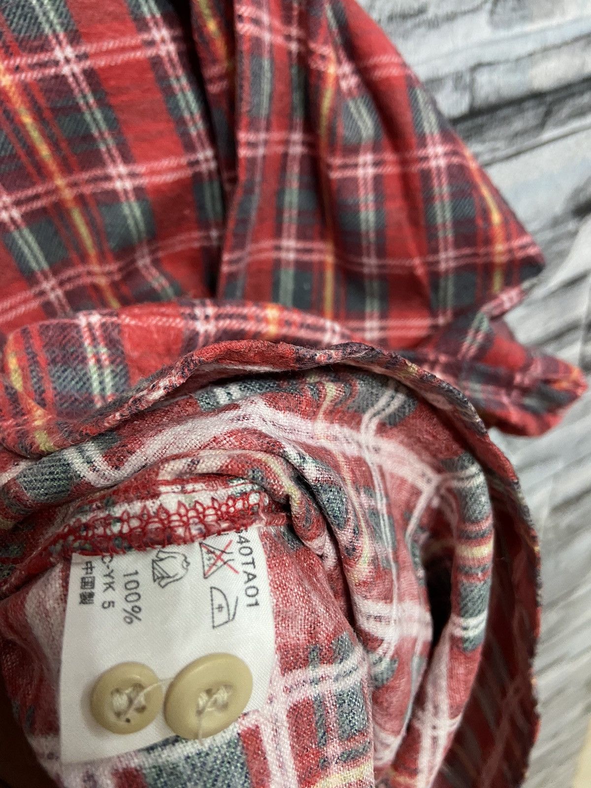 Japanese Brand Vintage Uniqlo Flannel double pocket plaid design Size US XL / EU 56 / 4 - 9 Thumbnail