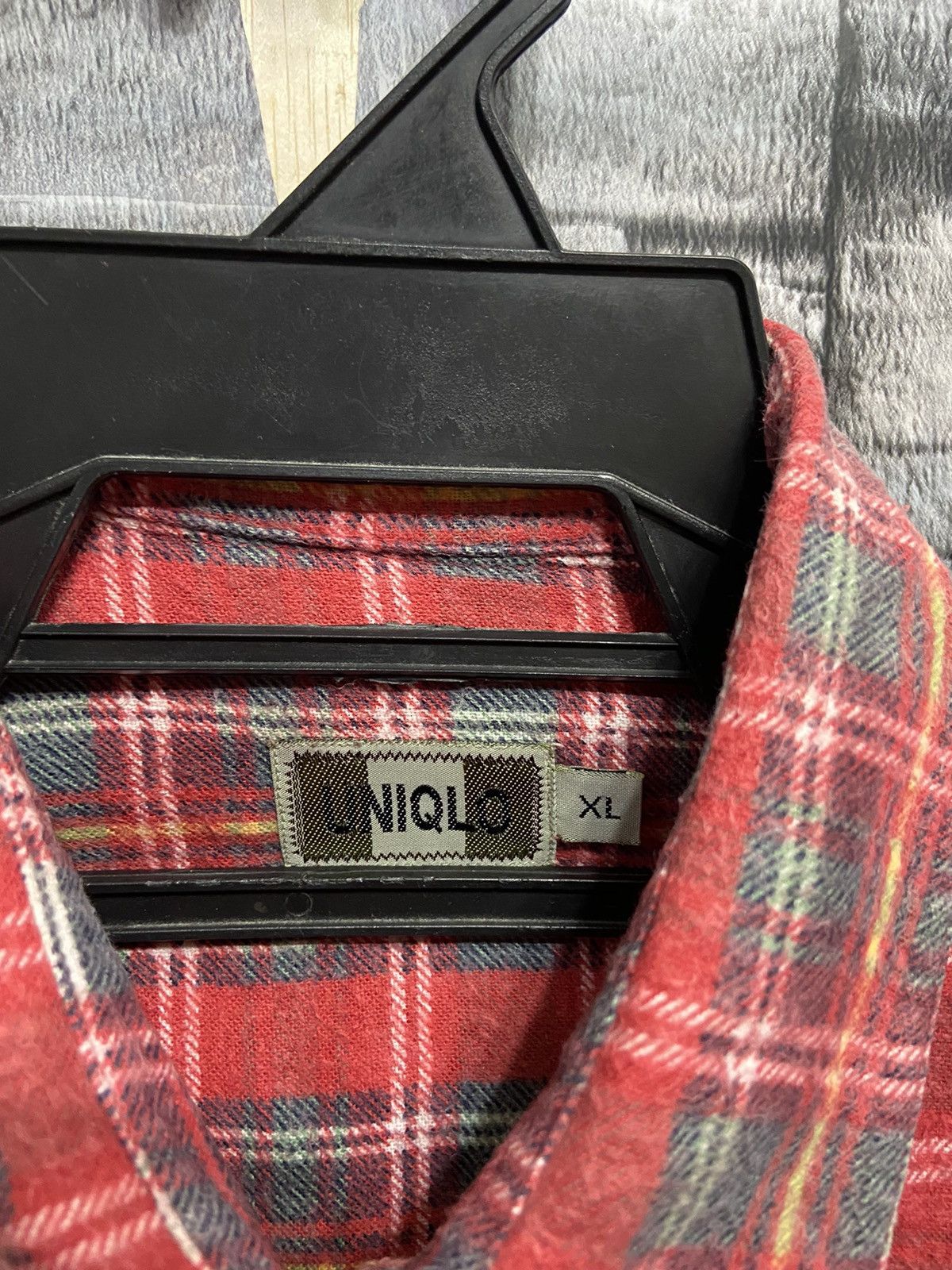 Japanese Brand Vintage Uniqlo Flannel double pocket plaid design Size US XL / EU 56 / 4 - 3 Thumbnail