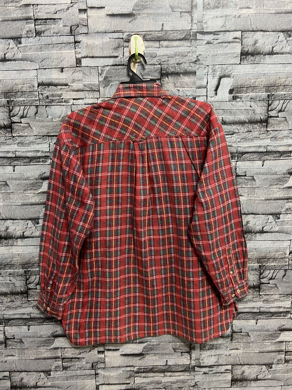Japanese Brand Vintage Uniqlo Flannel double pocket plaid design Size US XL / EU 56 / 4 - 10 Thumbnail