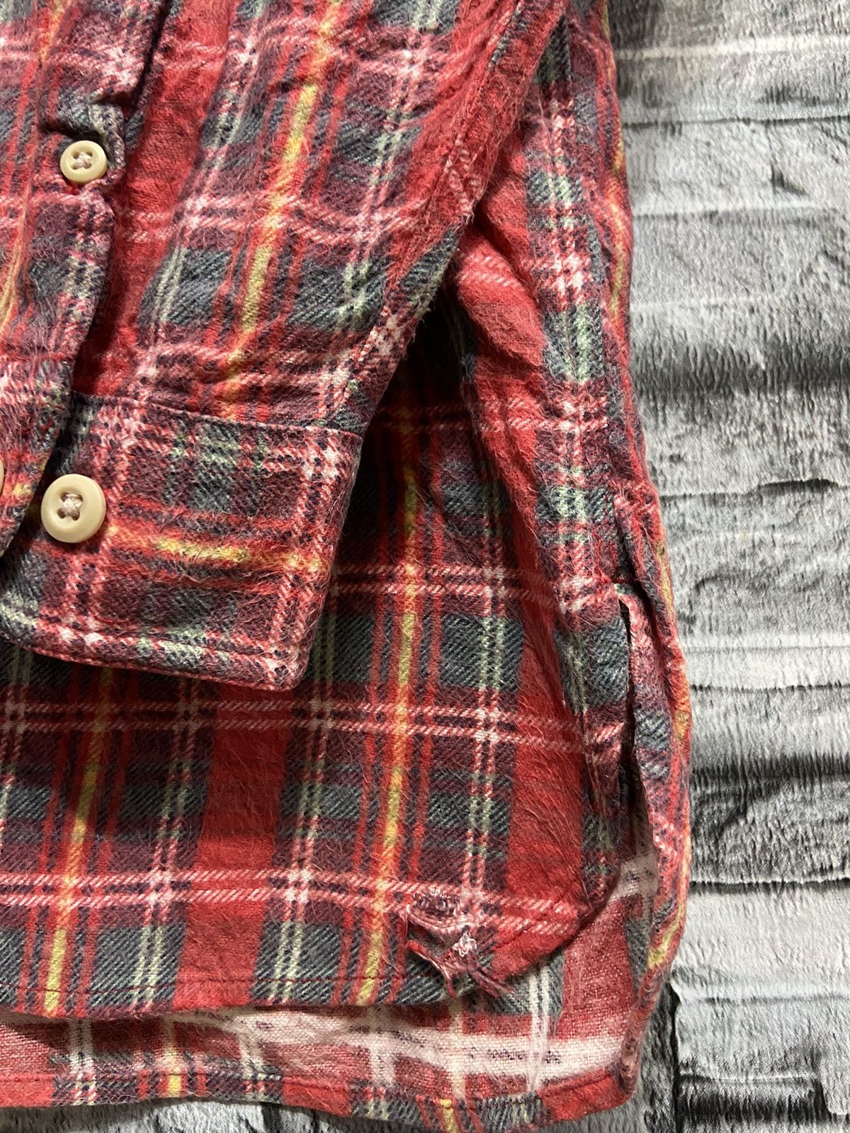 Japanese Brand Vintage Uniqlo Flannel double pocket plaid design Size US XL / EU 56 / 4 - 8 Thumbnail