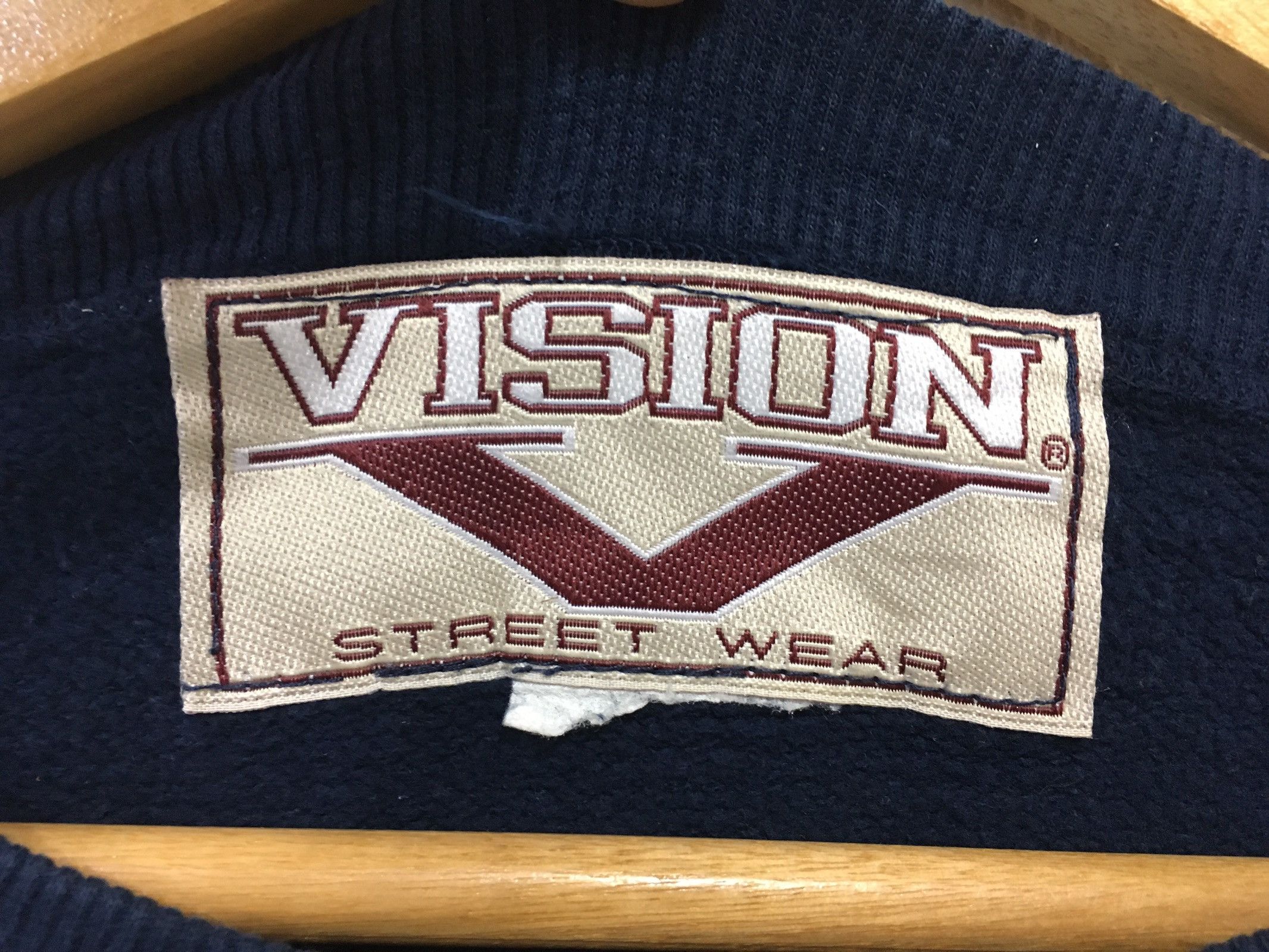 Vintage × Vision Streetwear 🔥VISION Street Wear 1987 Biglogo Spellout Sweatshirt Size US XL / EU 56 / 4 - 8 Thumbnail