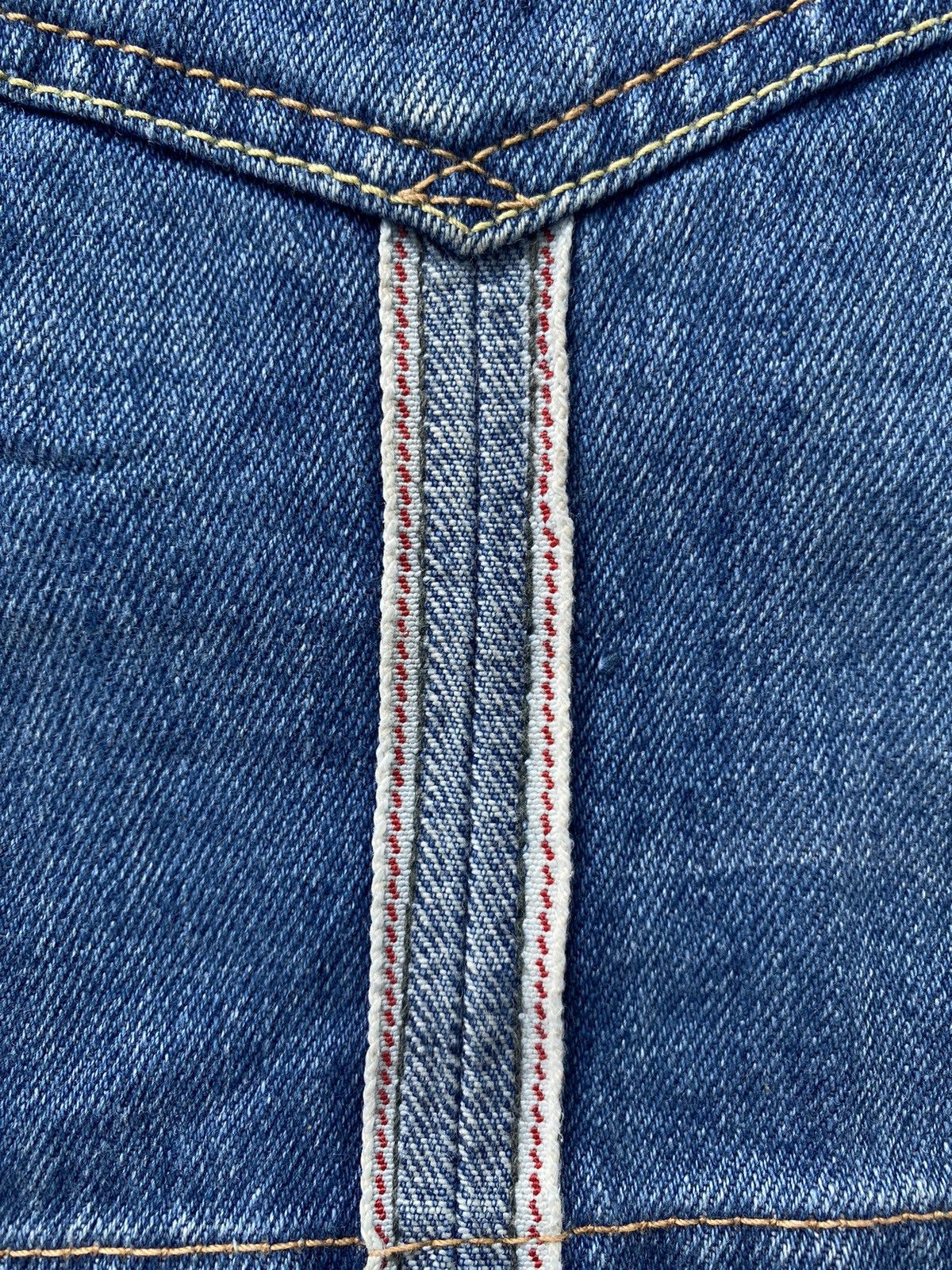 Evisu EVISU DONNA MINI SKIRT WITH BIG LOGO AND RED SELVEDGE Size 27" / US 4 / IT 40 - 4 Thumbnail