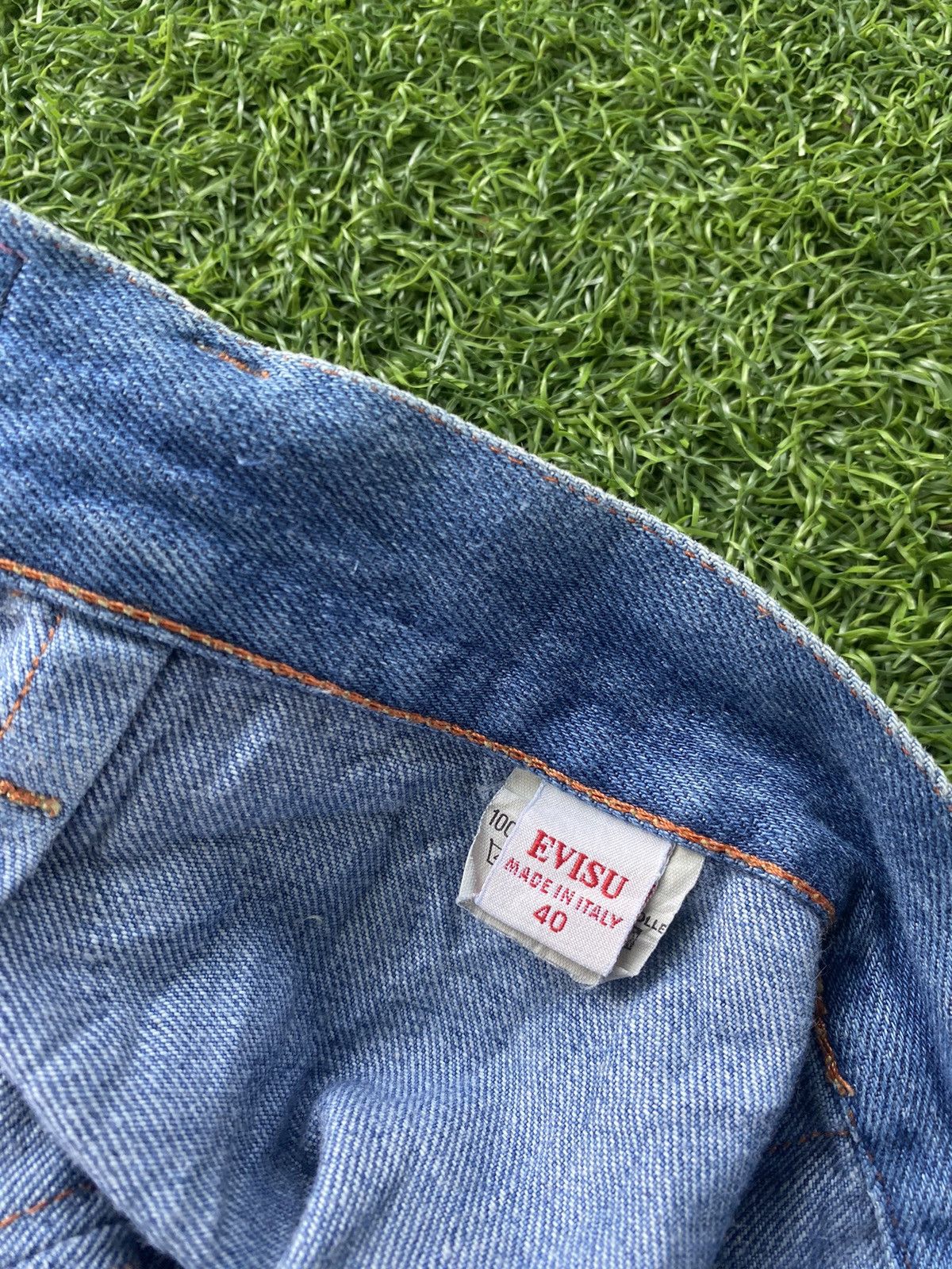Evisu EVISU DONNA MINI SKIRT WITH BIG LOGO AND RED SELVEDGE Size 27" / US 4 / IT 40 - 9 Thumbnail