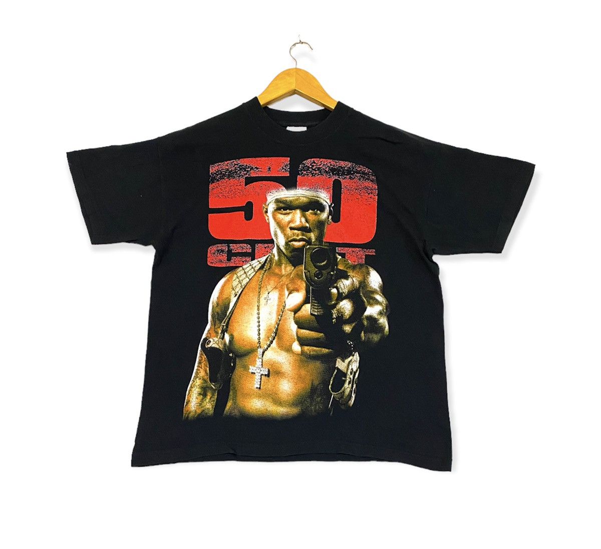 50 Cent vintage 2002 50 CENT no fear no mercy album promo t-shirts Size US L / EU 52-54 / 3 - 1 Thumbnail