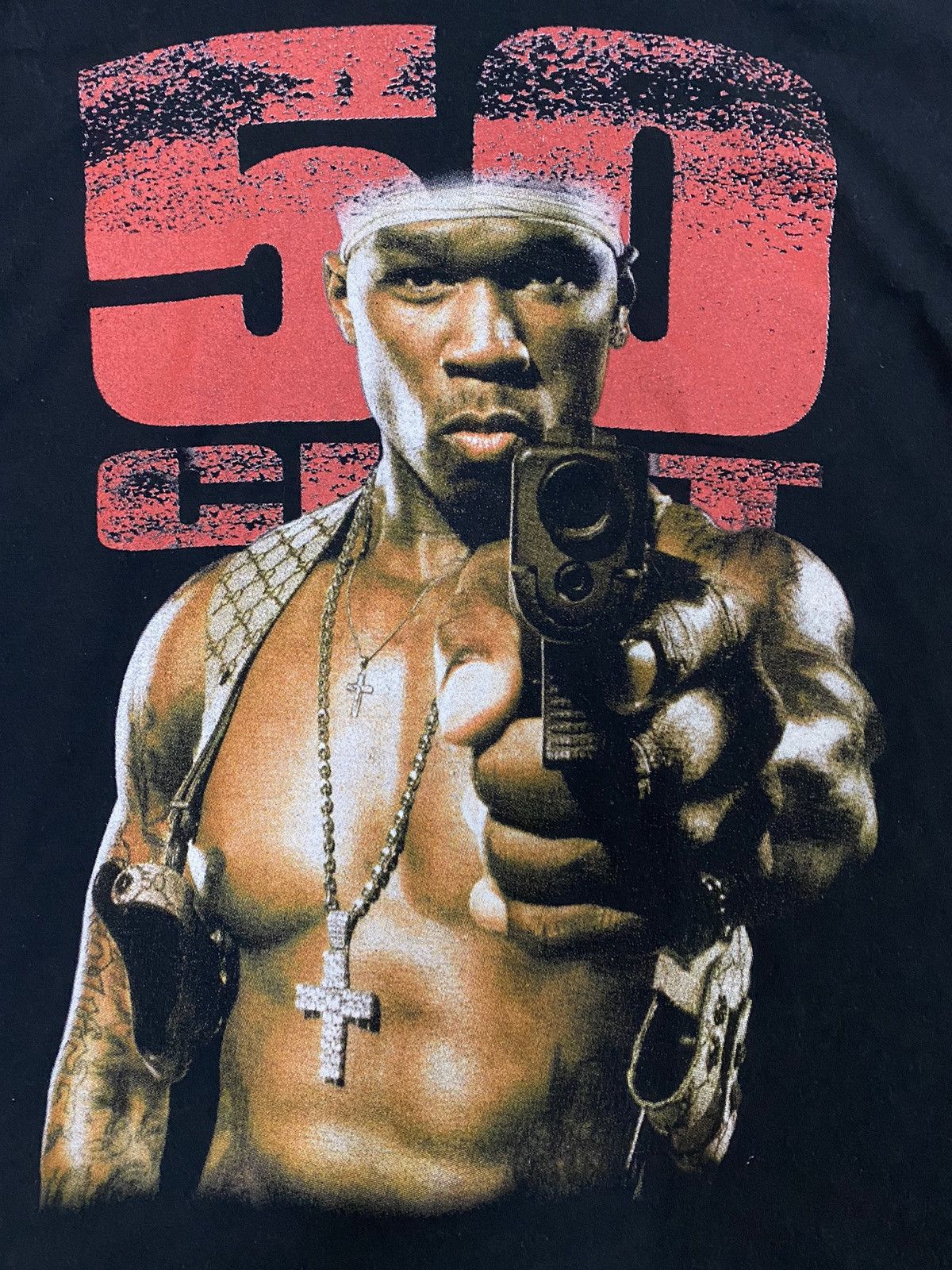 50 Cent vintage 2002 50 CENT no fear no mercy album promo t-shirts Size US L / EU 52-54 / 3 - 3 Thumbnail