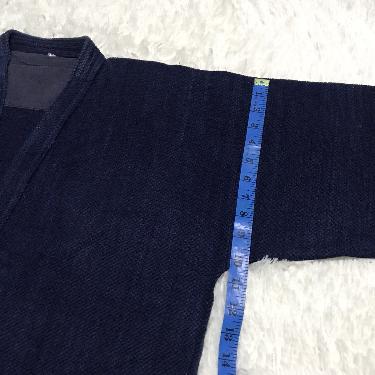 Japanese Brand 🔥Vintage Blue Indigo Kimono Noragi Japanese Traditional Size US XL / EU 56 / 4 - 4 Thumbnail
