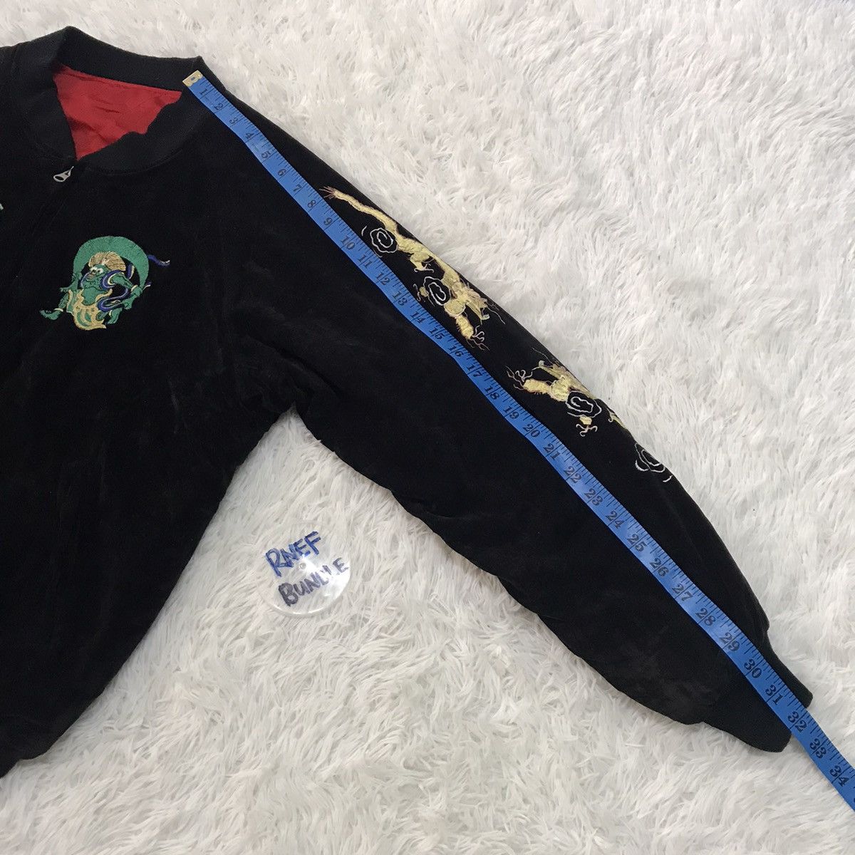 Japanese Brand Rare‼️Vtg Embroidery Velvet Sukajan Jacket Japan Yohosuka Size US M / EU 48-50 / 2 - 10 Thumbnail