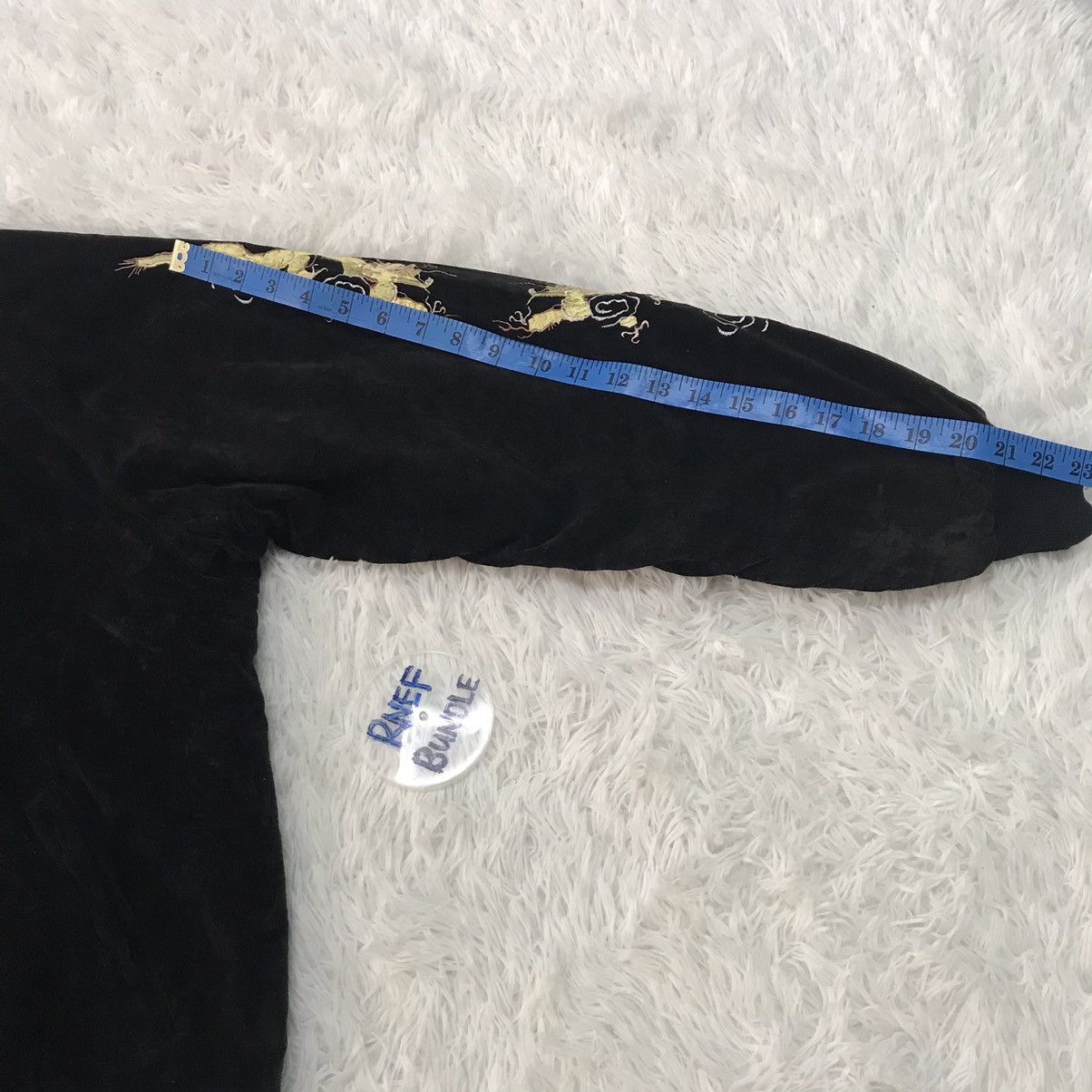 Japanese Brand Rare‼️Vtg Embroidery Velvet Sukajan Jacket Japan Yohosuka Size US M / EU 48-50 / 2 - 11 Thumbnail