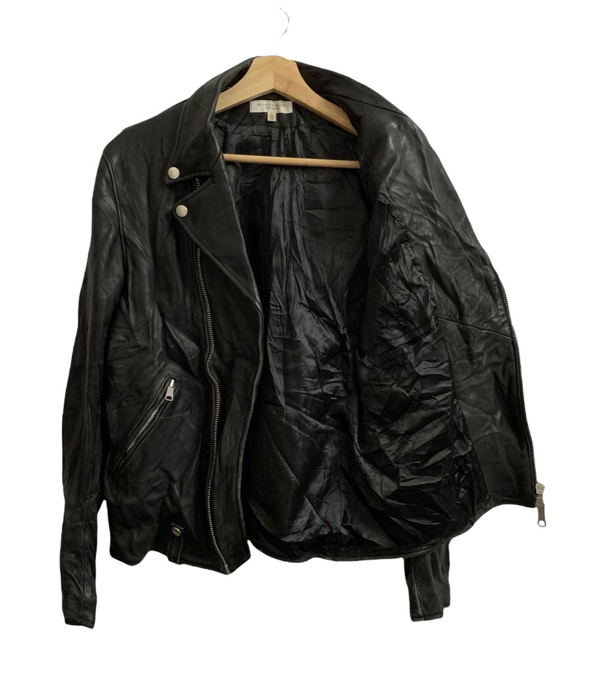 BEAUTY&YOUTH Beauty & Youth X United Arrows Punk Double Collar Jacket Size US S / EU 44-46 / 1 - 11 Thumbnail