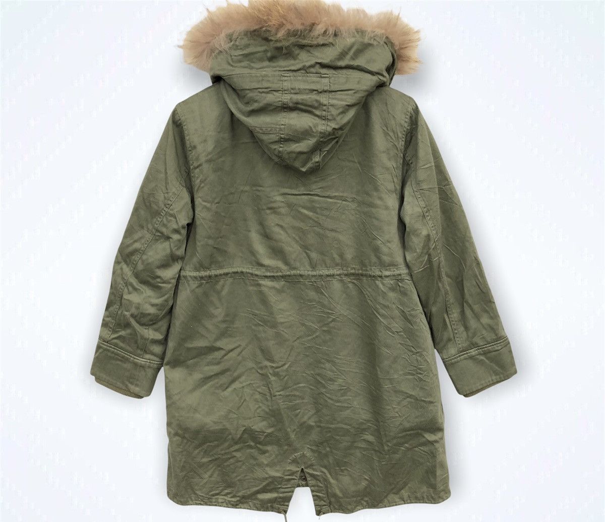 Japanese Brand × LOWRYS FARM Mink Fur Hoodie Lowrys Farm Military Parkas Size US M / EU 48-50 / 2 - 6 Thumbnail
