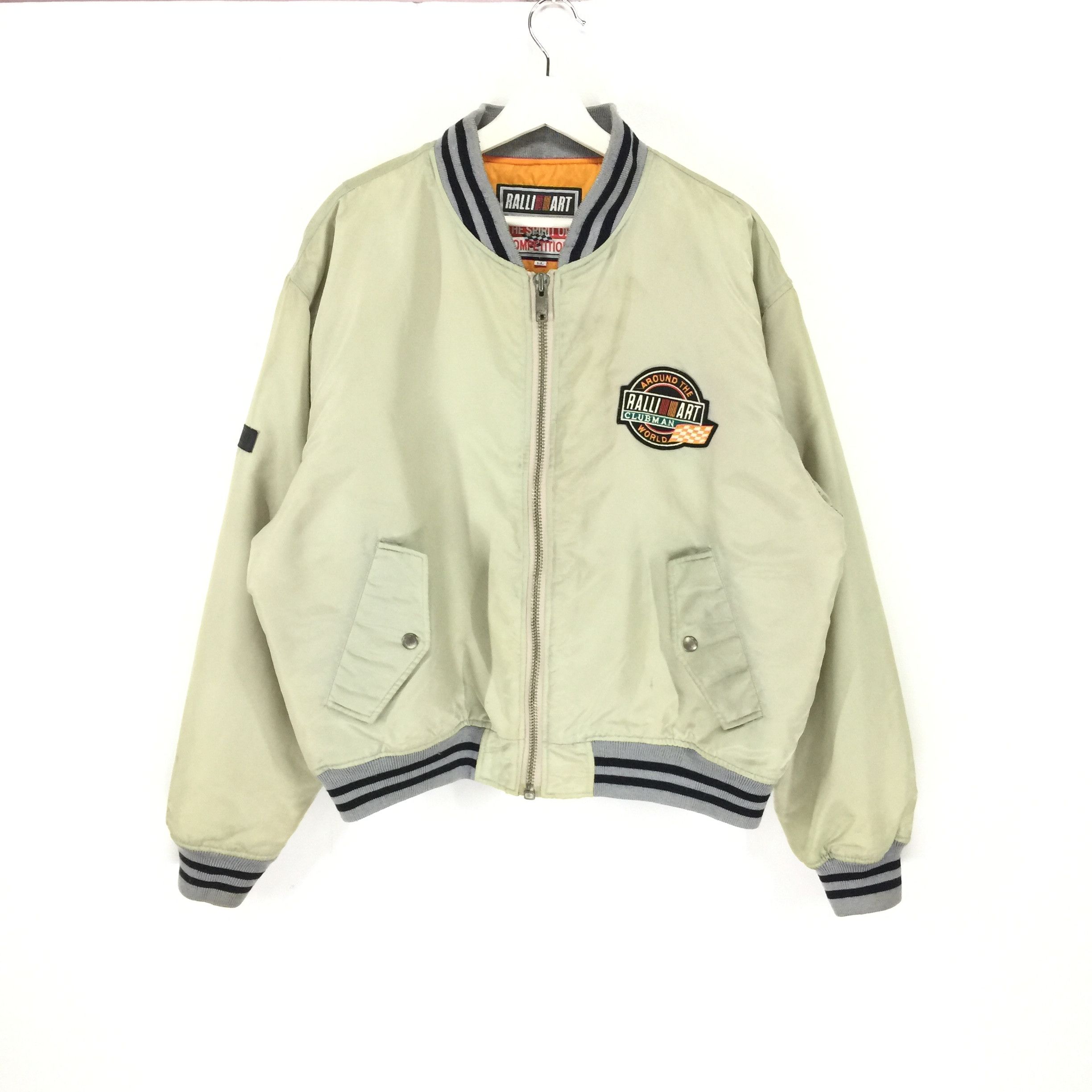 Japanese Brand × Vintage Ralliart Mitsubishi clubman embroidery vtg bomber jacket Size US L / EU 52-54 / 3 - 2 Thumbnail