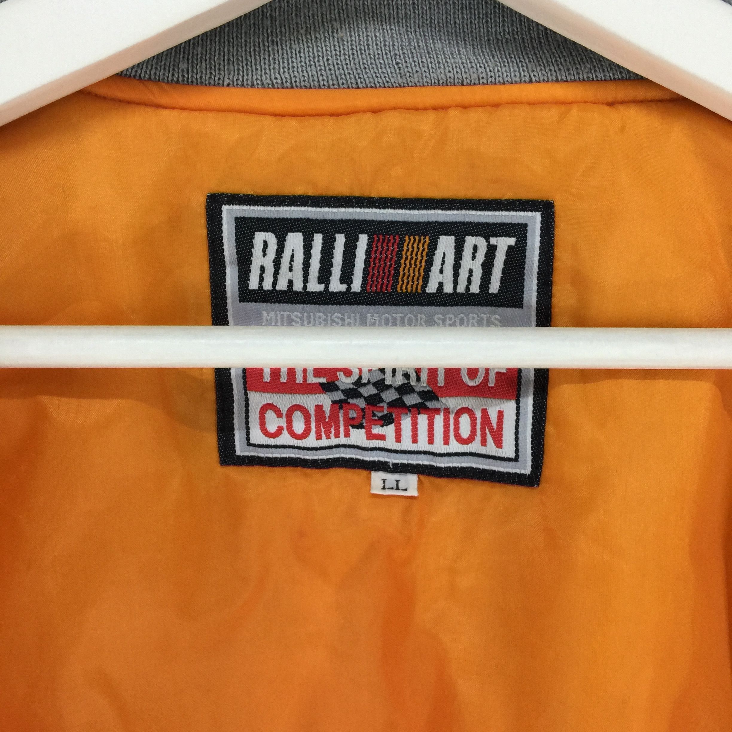 Japanese Brand × Vintage Ralliart Mitsubishi clubman embroidery vtg bomber jacket Size US L / EU 52-54 / 3 - 7 Thumbnail