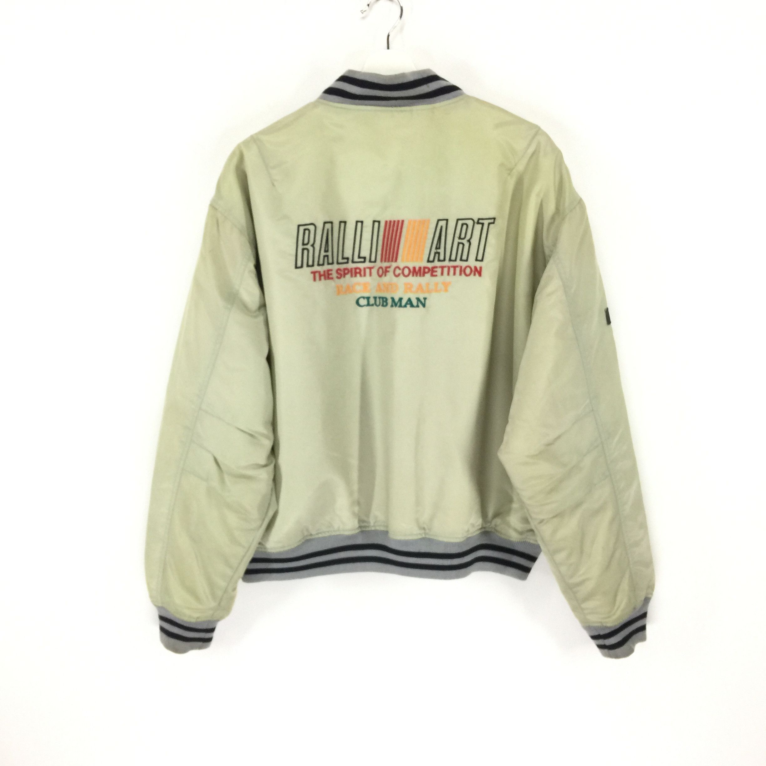 Japanese Brand × Vintage Ralliart Mitsubishi clubman embroidery vtg bomber jacket Size US L / EU 52-54 / 3 - 1 Thumbnail