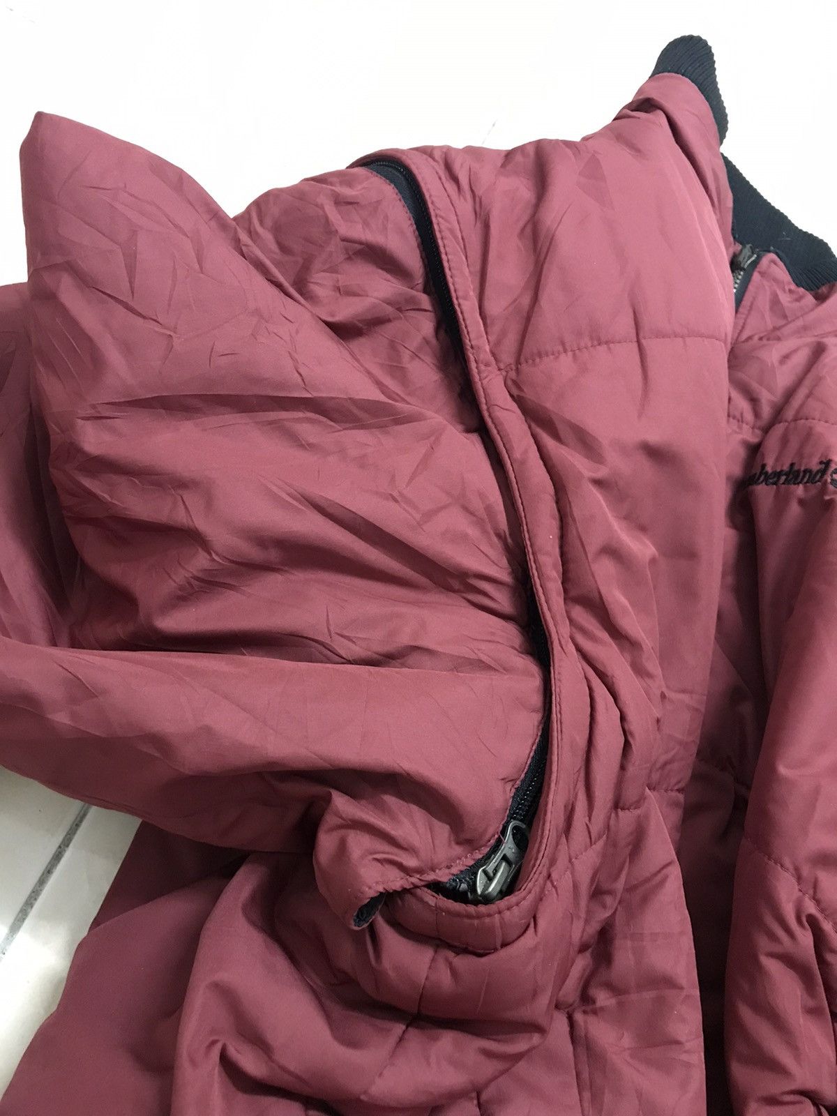 Timberland Vtg Timberland Bomber Jacket Vest Streetwear Rare Winter Size US L / EU 52-54 / 3 - 6 Thumbnail
