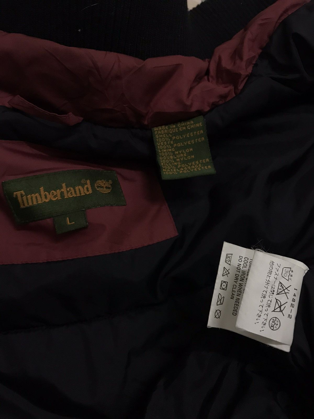 Timberland Vtg Timberland Bomber Jacket Vest Streetwear Rare Winter Size US L / EU 52-54 / 3 - 8 Thumbnail