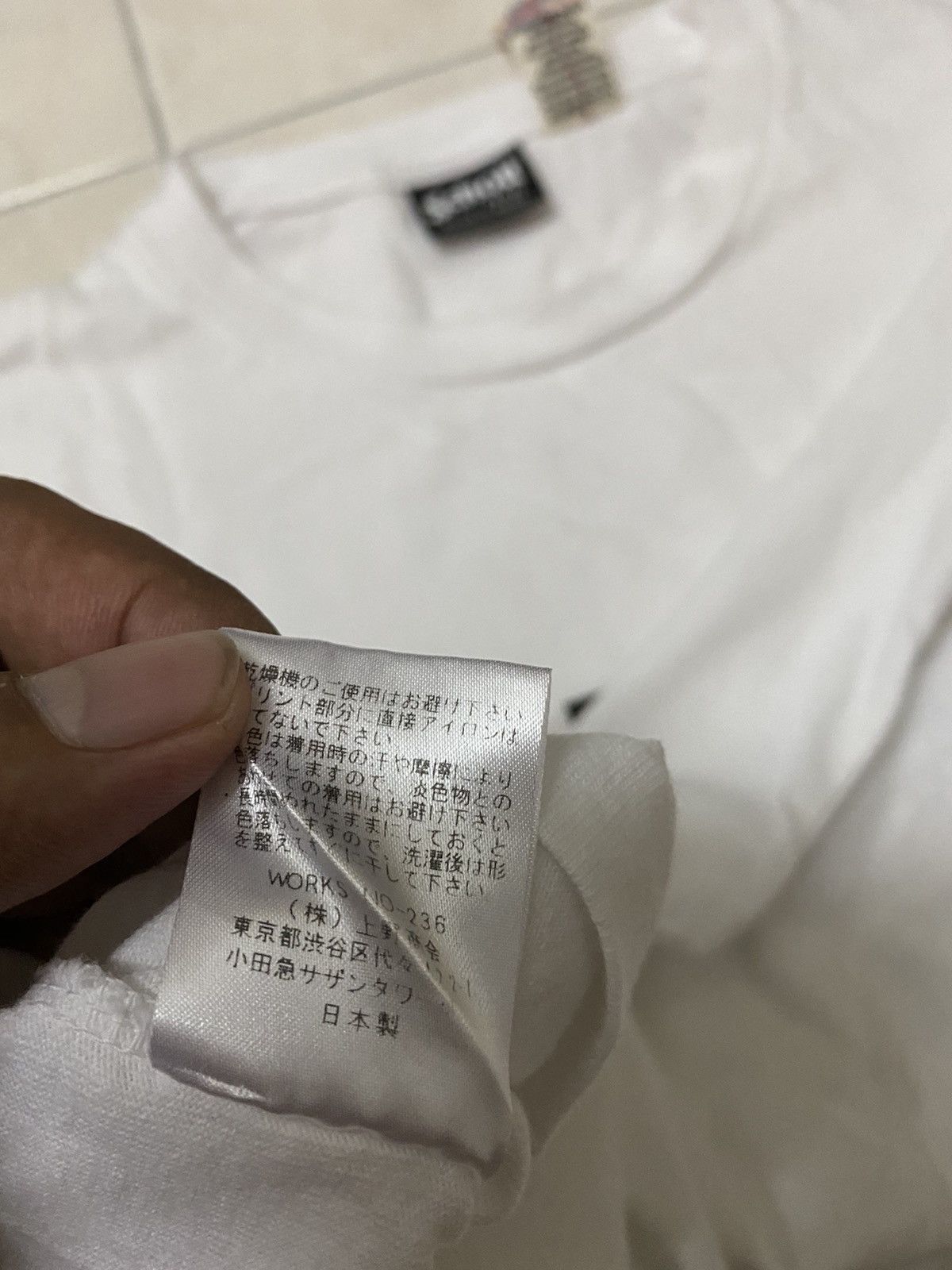 Japanese Brand × Schott × Vintage Vintage Schott Spellout Schott white tee Size US S / EU 44-46 / 1 - 5 Thumbnail