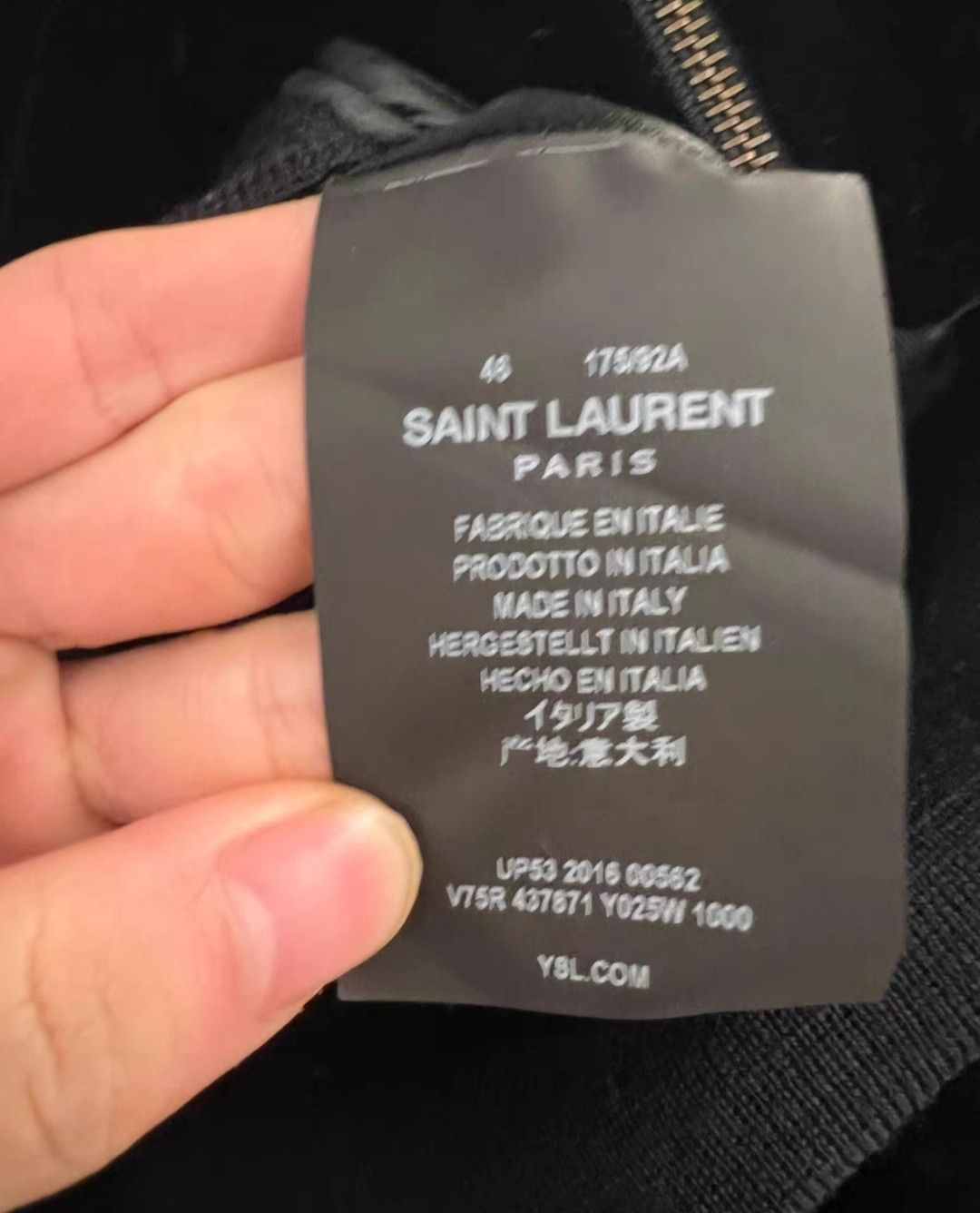 Yves Saint Laurent Saint Laurent 16Fw Velvet Jacket Size 46 Size US M / EU 48-50 / 2 - 4 Thumbnail
