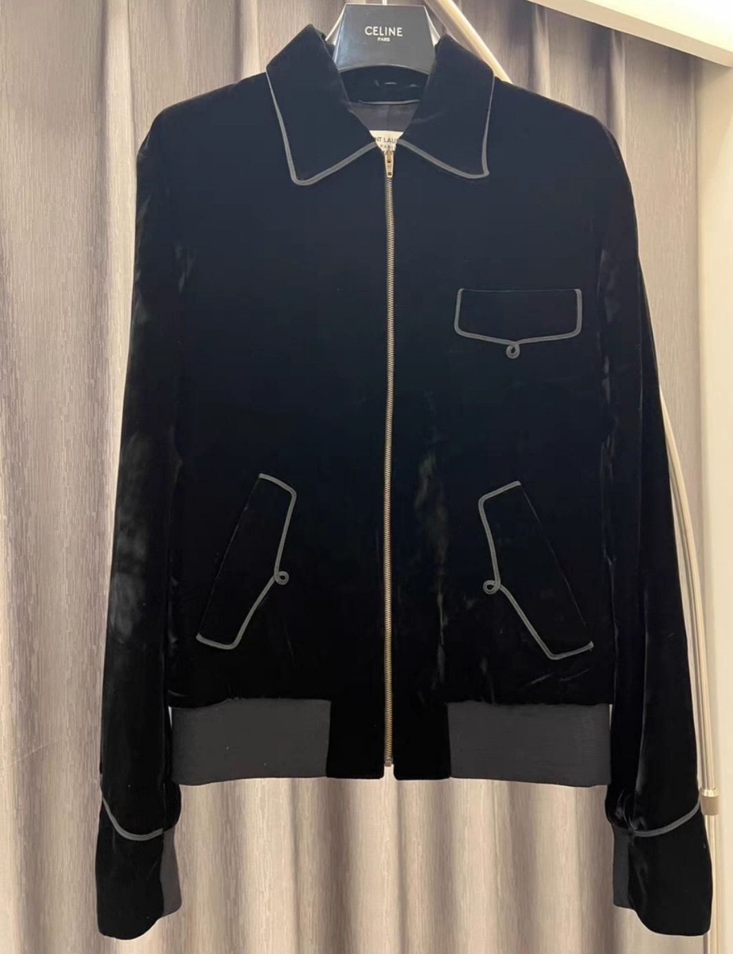 Yves Saint Laurent Saint Laurent 16Fw Velvet Jacket Size 46 Size US M / EU 48-50 / 2 - 1 Thumbnail