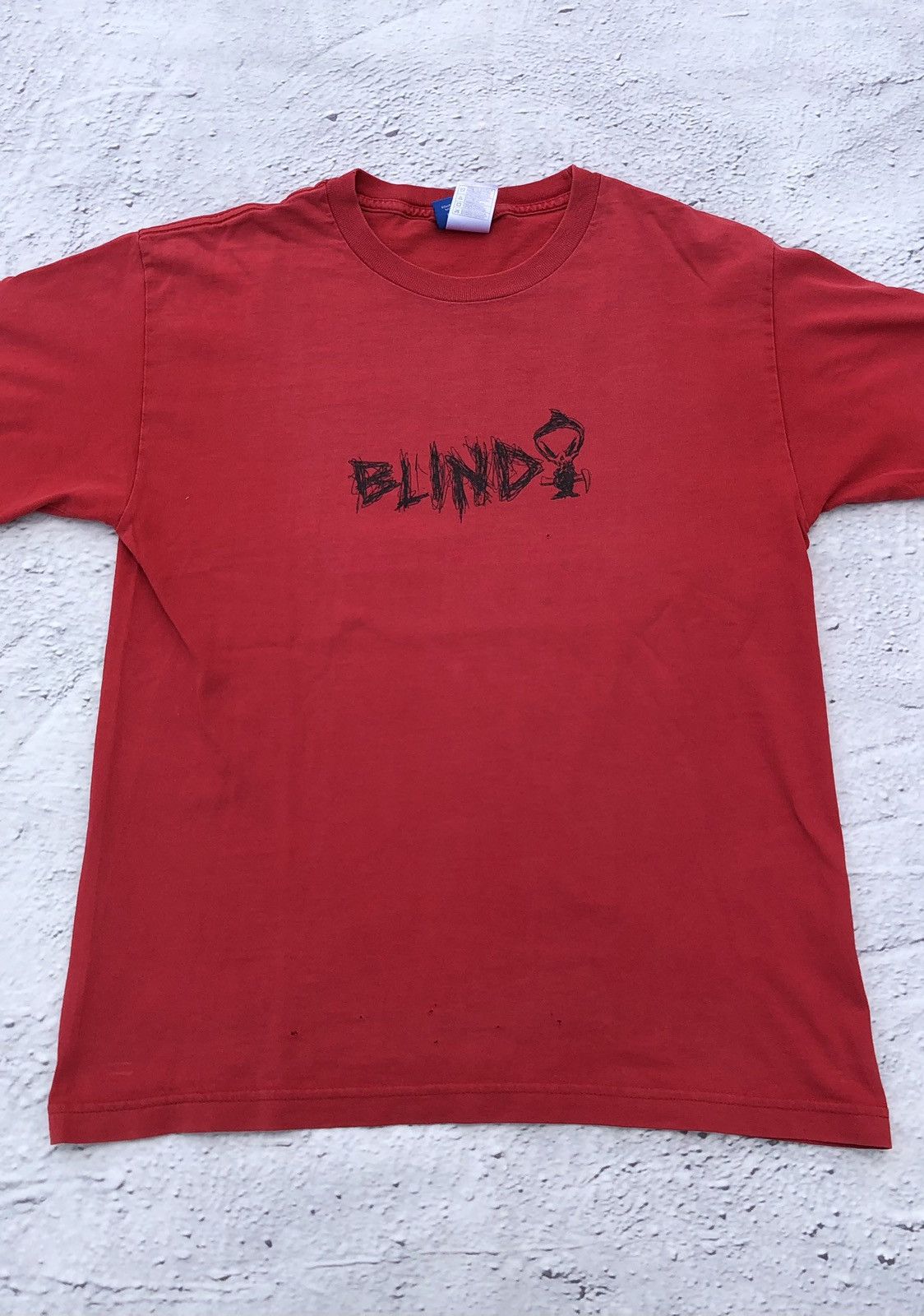 Hook-Ups Vintage 90s Blind Skateboards Red Tee (Powell Peralta) Size US M / EU 48-50 / 2 - 4 Thumbnail