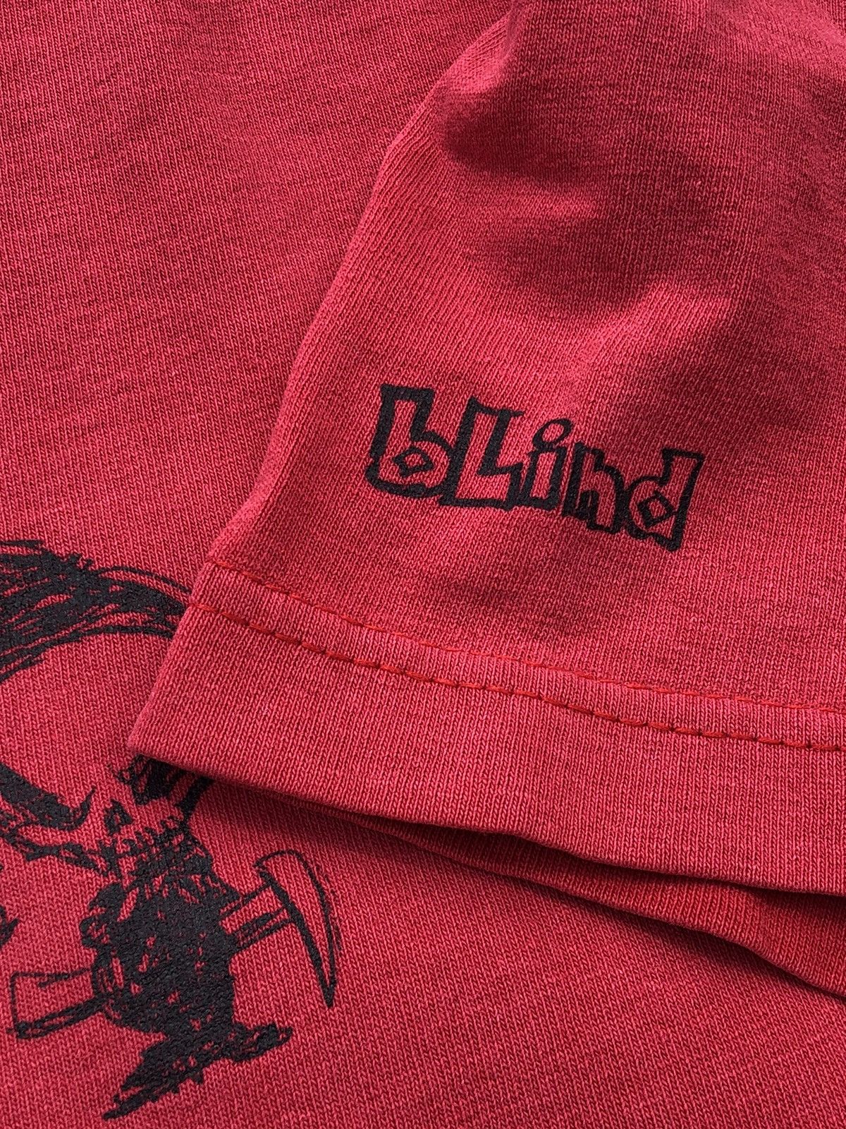 Hook-Ups Vintage 90s Blind Skateboards Red Tee (Powell Peralta) Size US M / EU 48-50 / 2 - 7 Thumbnail