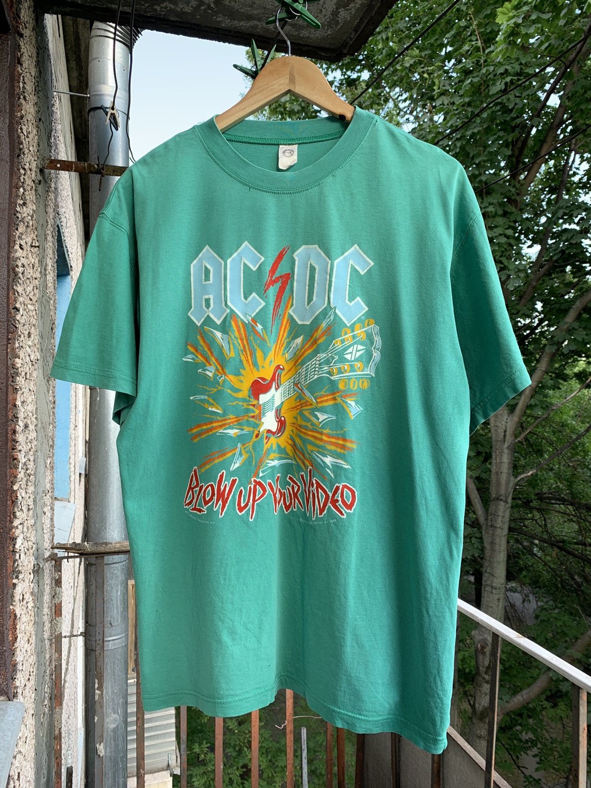 Vintage 1988 Vintage AC/DC Blow Up Your Video Rare Band T-Shirt | Grailed