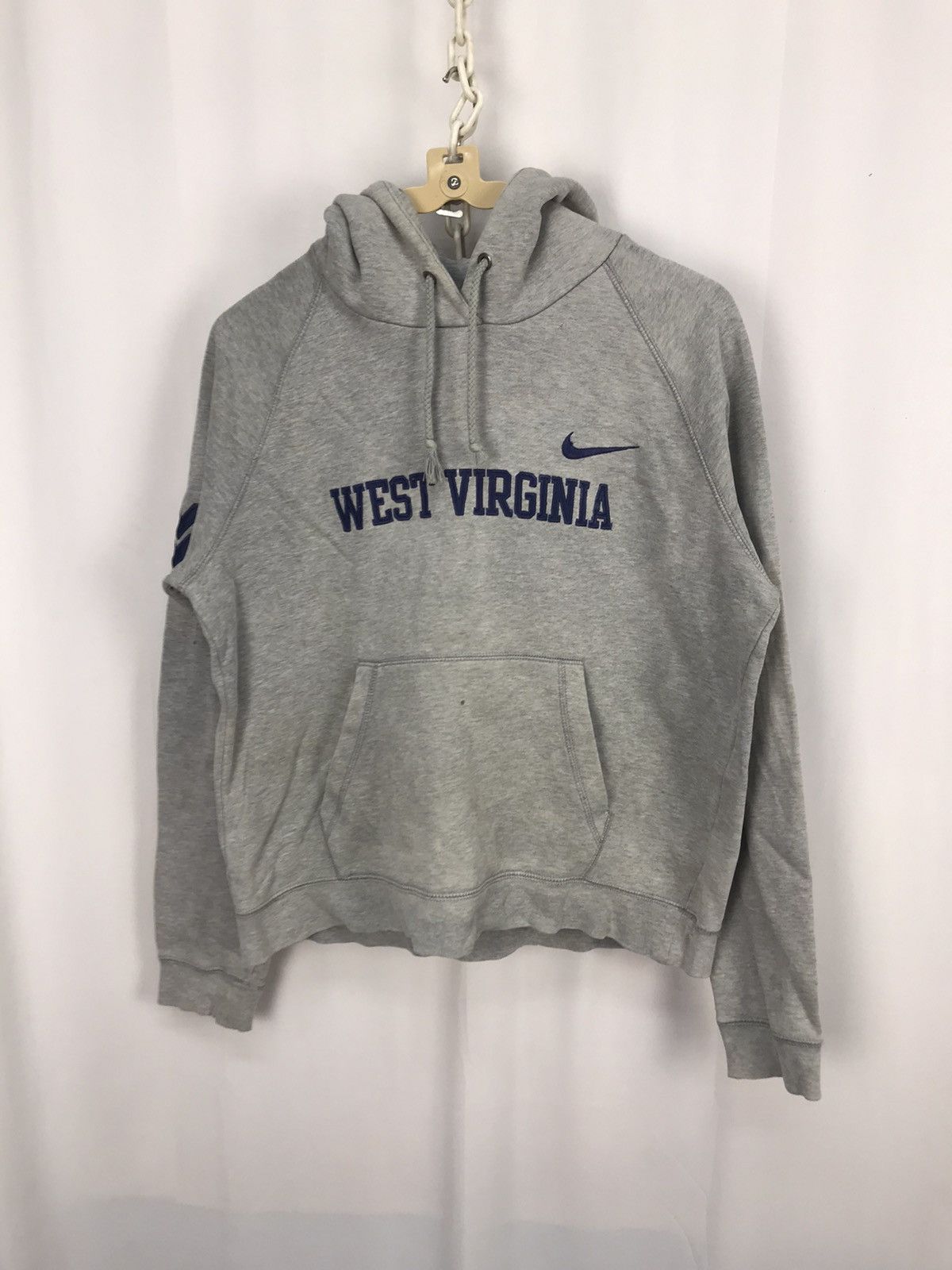 Nike Nike West Virginia spellout croptop pullover hoodie Size US M / EU 48-50 / 2 - 7 Thumbnail