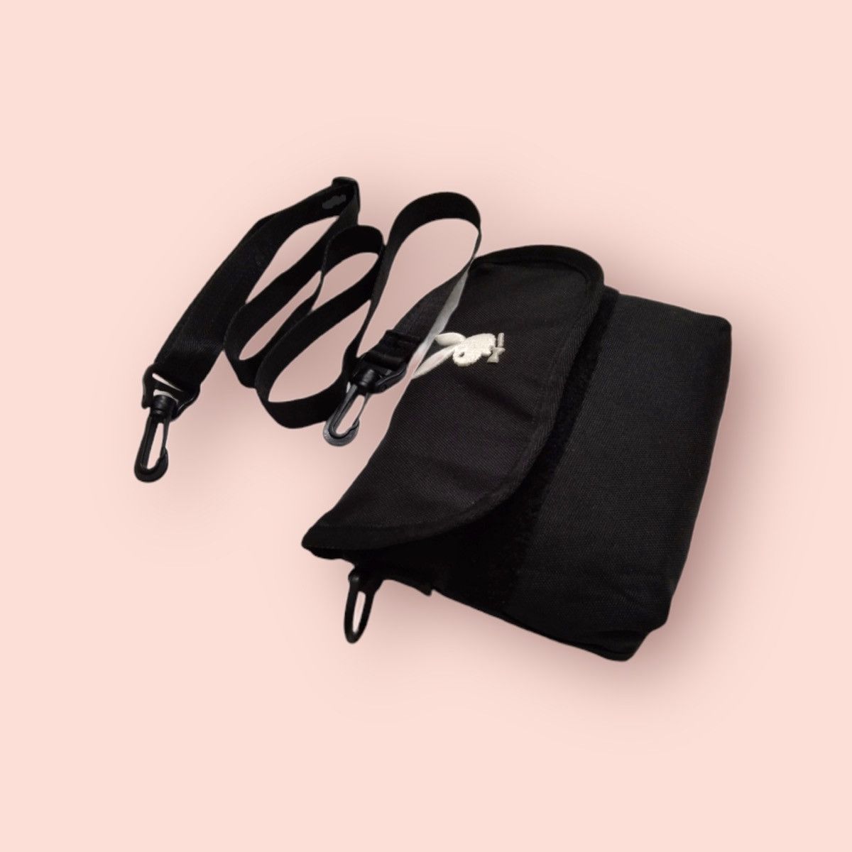 Japanese Brand × Playboy PLAYBOY EMBROIDERED BUNNY LOGO MINI CROSSBODY SLING BAG Size ONE SIZE - 5 Thumbnail