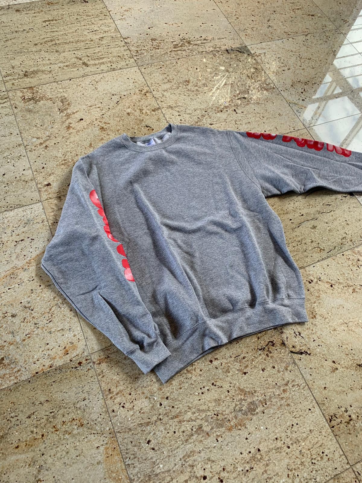 Marino Infantry Bubble Logo Sleeve Sweater in Grey Size US L / EU 52-54 / 3 - 4 Thumbnail