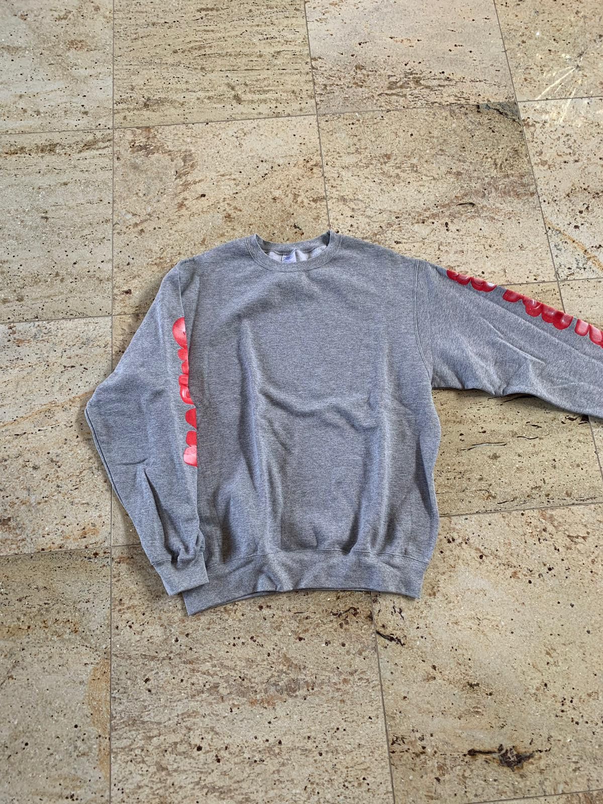 Marino Infantry Bubble Logo Sleeve Sweater in Grey Size US L / EU 52-54 / 3 - 2 Thumbnail