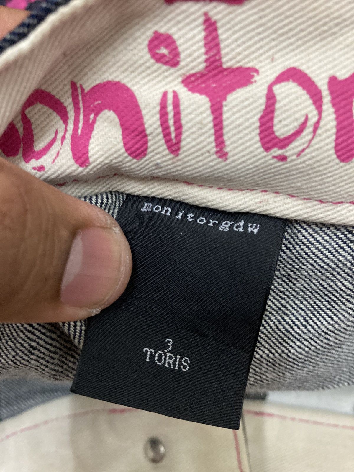 Japanese Brand MONITORGDW JEANS Size US 36 / EU 52 - 11 Thumbnail