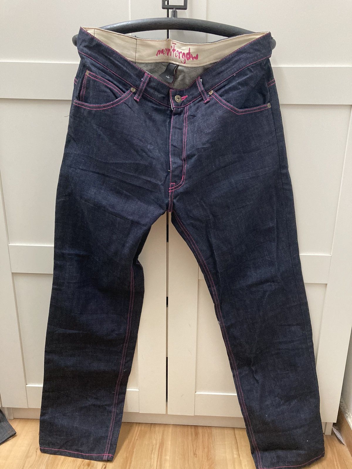 Japanese Brand MONITORGDW JEANS Size US 36 / EU 52 - 7 Thumbnail