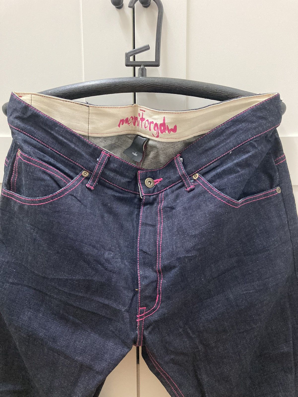 Japanese Brand MONITORGDW JEANS Size US 36 / EU 52 - 8 Thumbnail